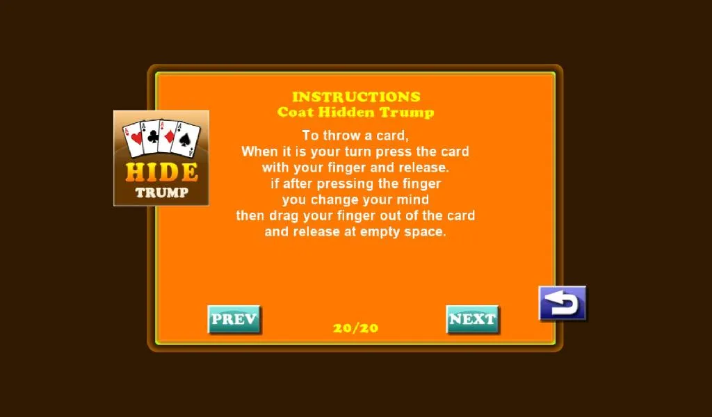 Card Game Coat - Hide Trump | Indus Appstore | Screenshot