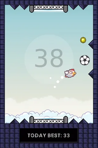 Flapping Cage: Avoid Spikes | Indus Appstore | Screenshot