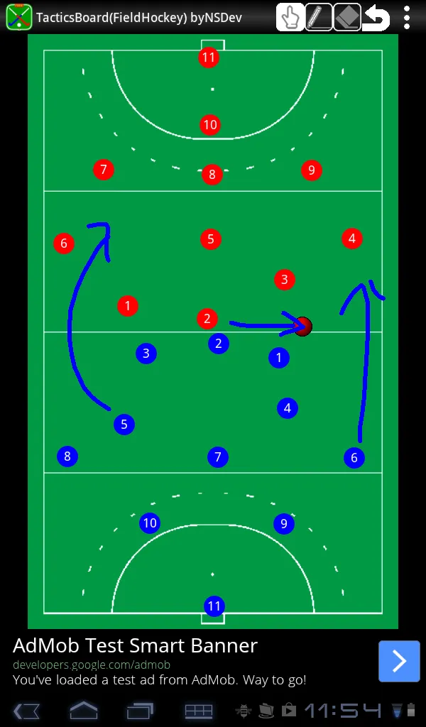 Tacticsboard(FieldHockey) byNS | Indus Appstore | Screenshot