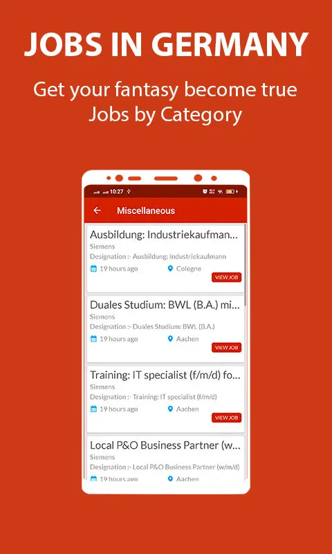 Jobs in Germany | Indus Appstore | Screenshot