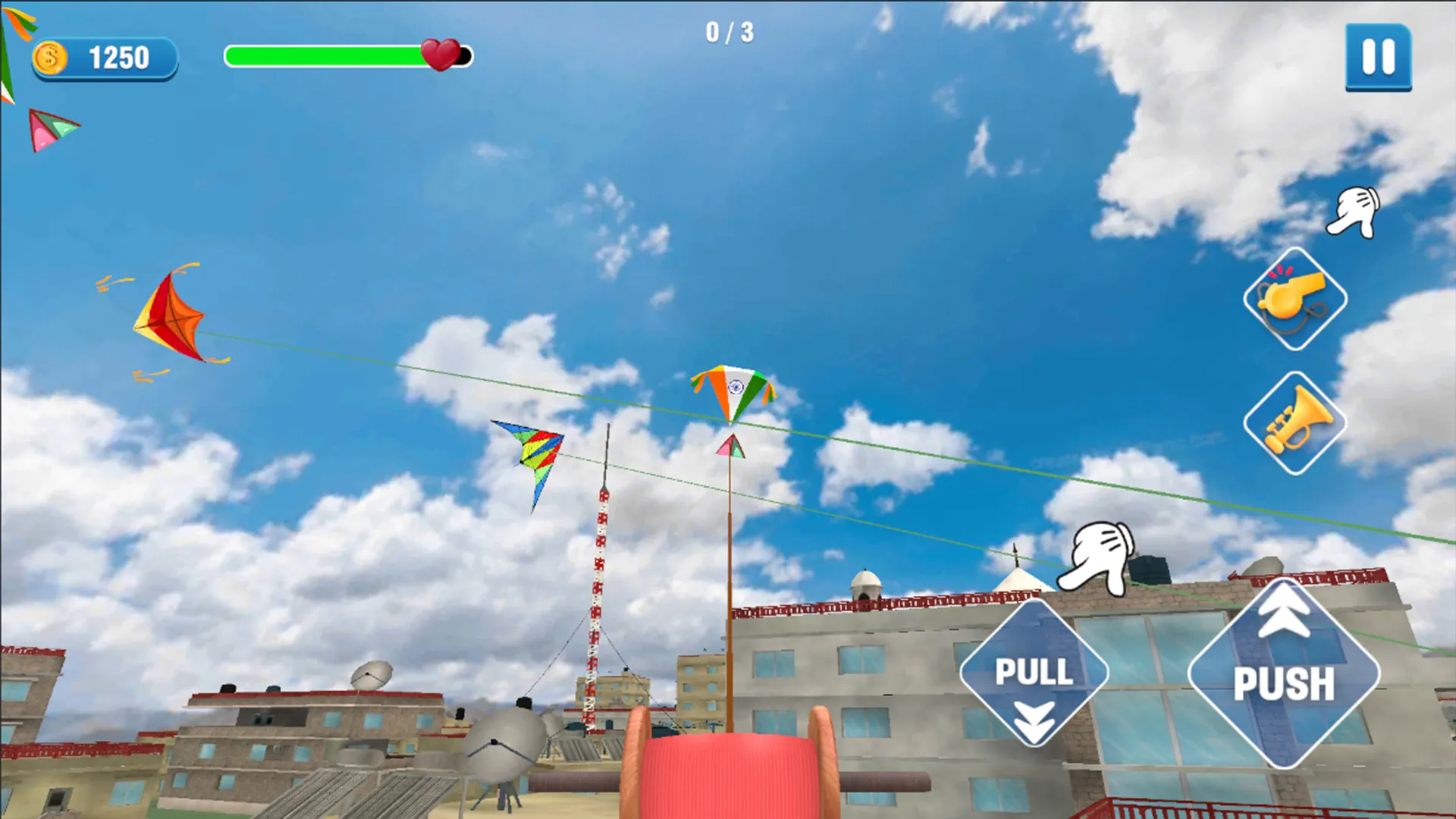 Real Kite Flying: Patang Game | Indus Appstore | Screenshot