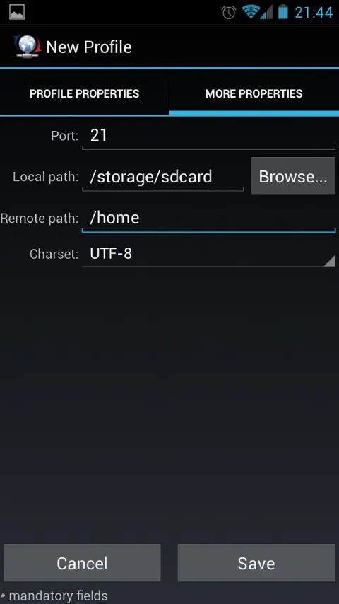 FtpCafe FTP Client | Indus Appstore | Screenshot