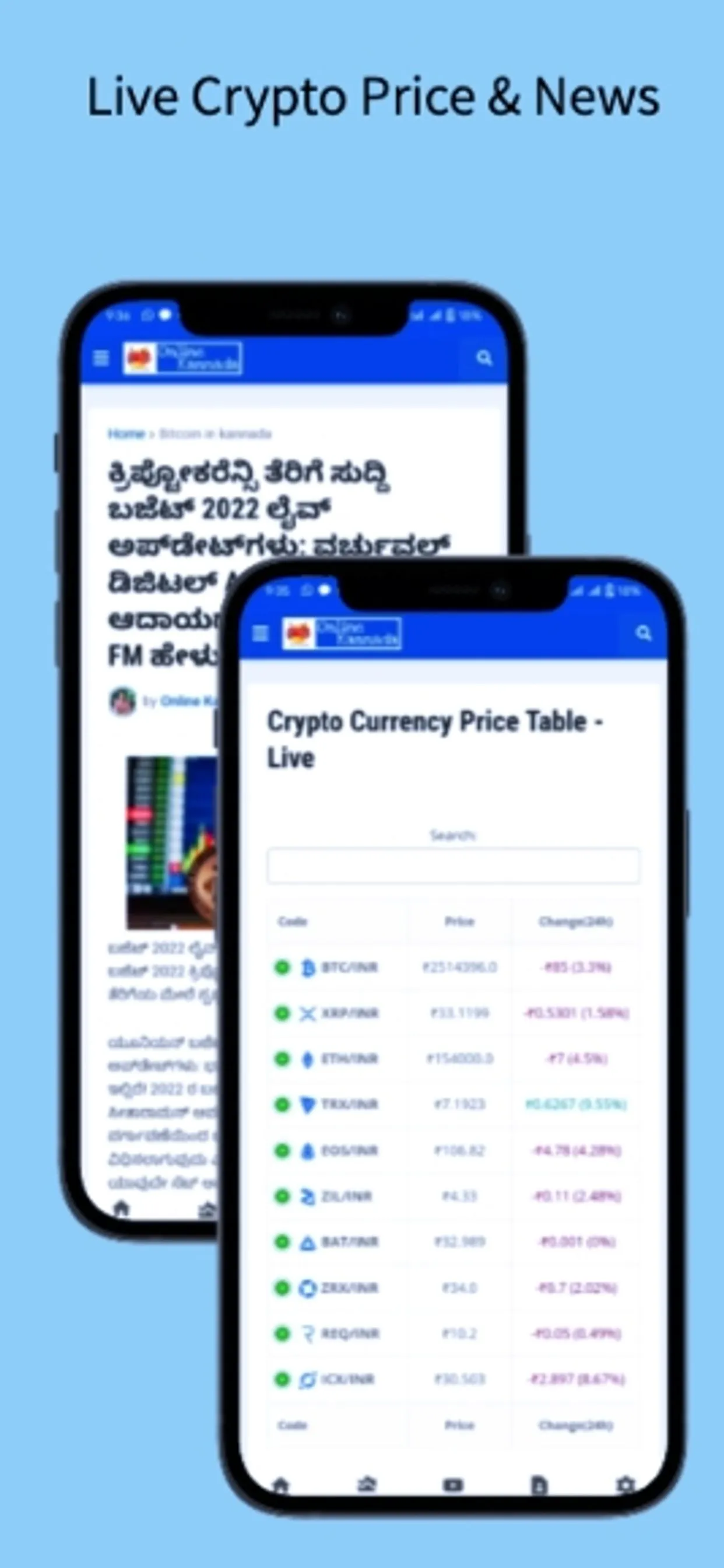 Online Kannada Crypto News App | Indus Appstore | Screenshot