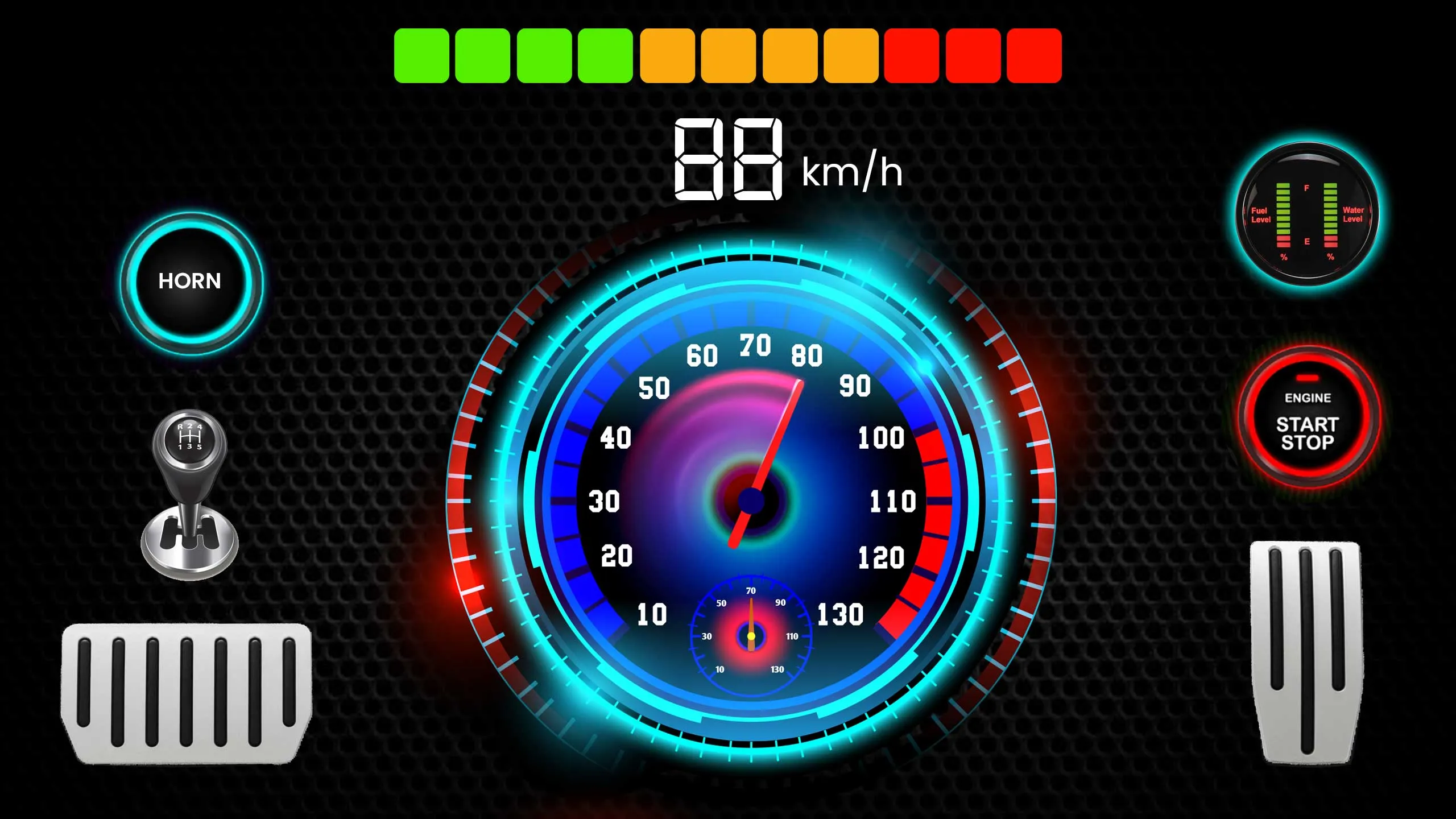 Car Engine Sounds - Gas Pedal | Indus Appstore | Screenshot