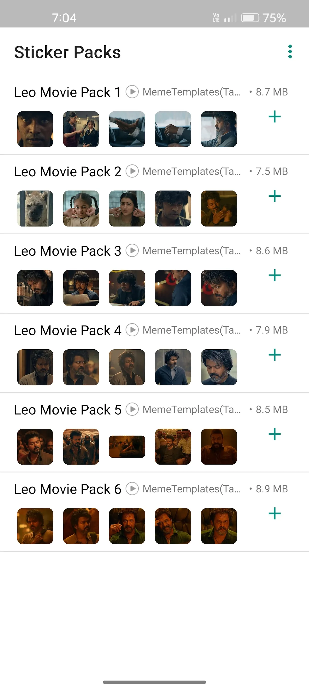 Leo Animated Stickers | Indus Appstore | Screenshot