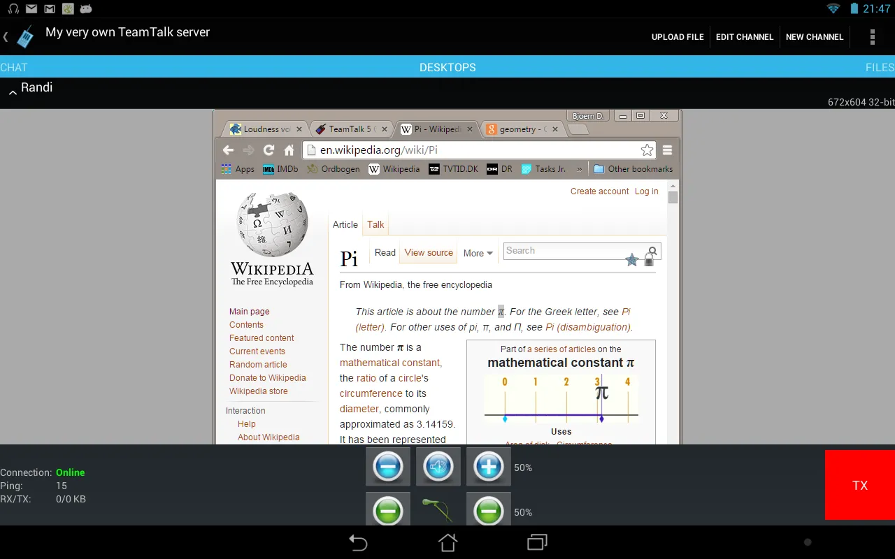 TeamTalk | Indus Appstore | Screenshot