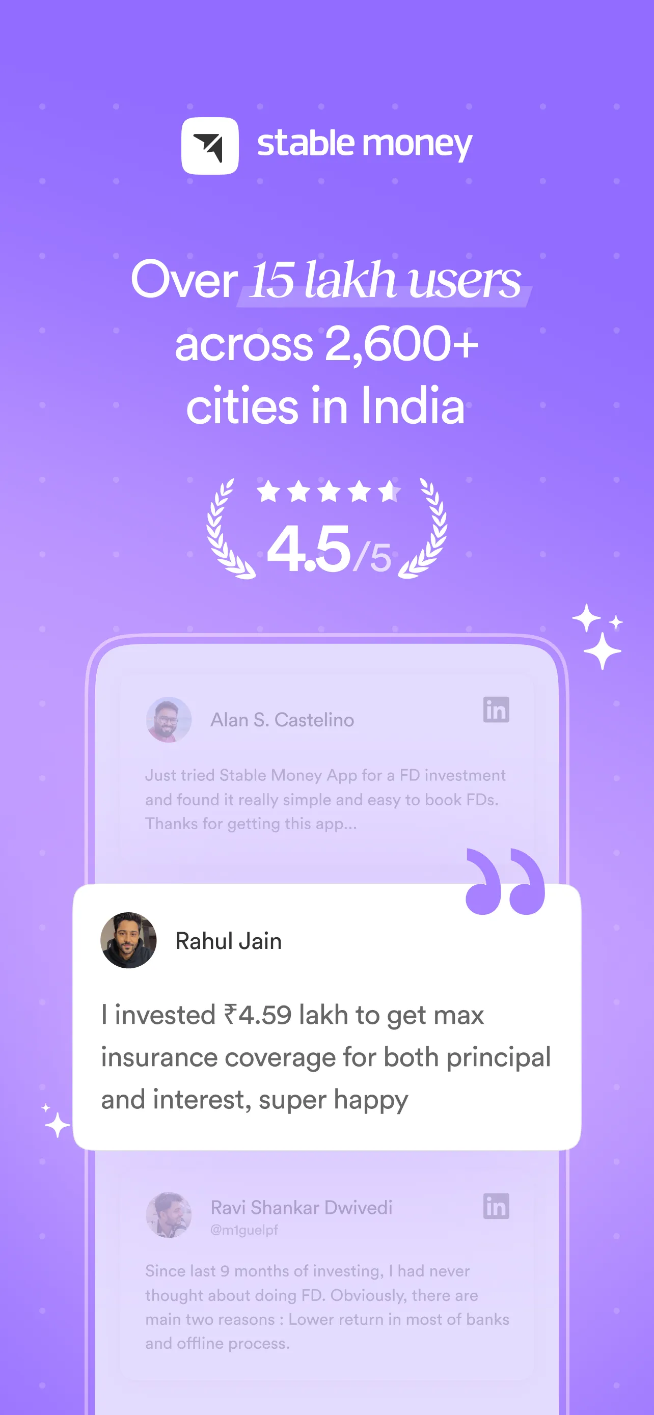 Stable Money: Earn 8.80% on FD | Indus Appstore | Screenshot