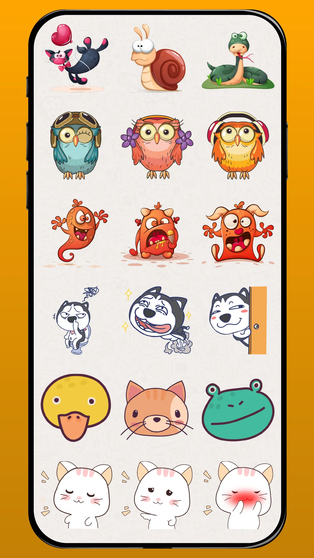 Emoji Stickers & Animals WA | Indus Appstore | Screenshot