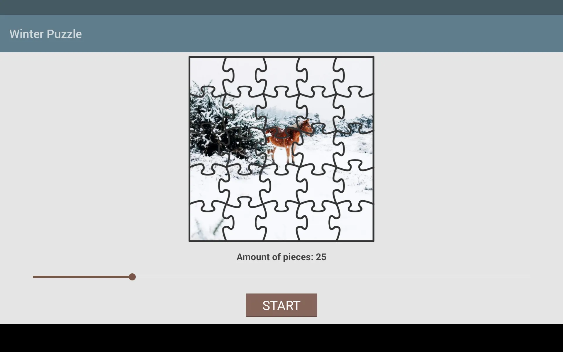 Winter puzzle | Indus Appstore | Screenshot