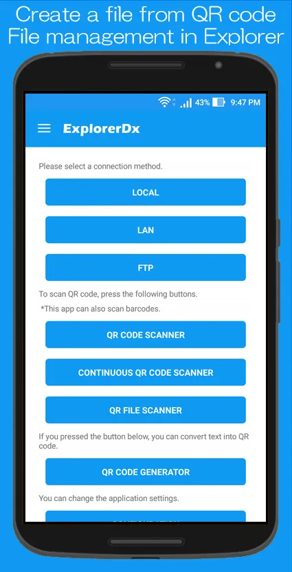 Explorer Dx -Manage QR & File- | Indus Appstore | Screenshot