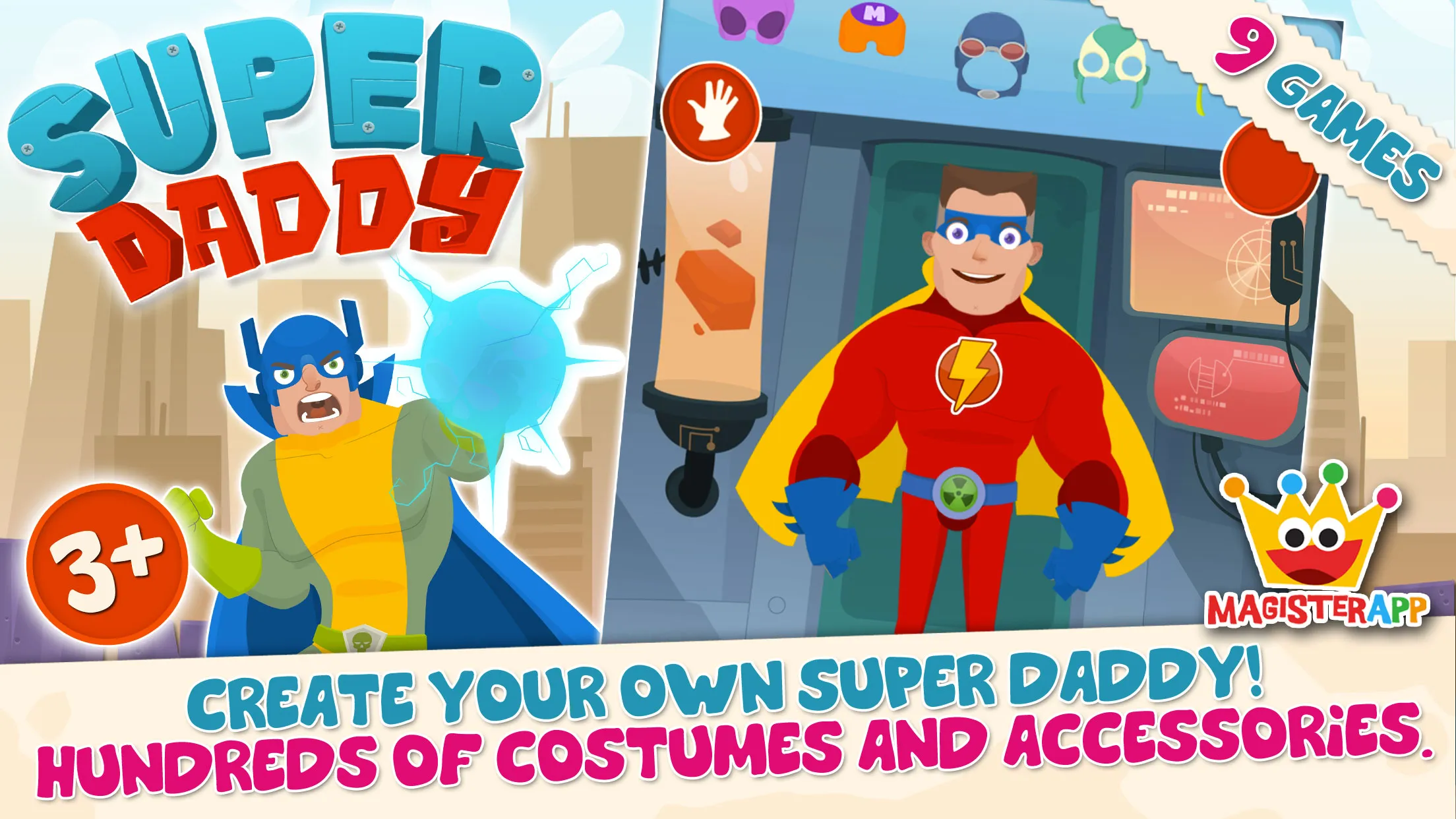 Super Daddy - Dress Up a Hero | Indus Appstore | Screenshot