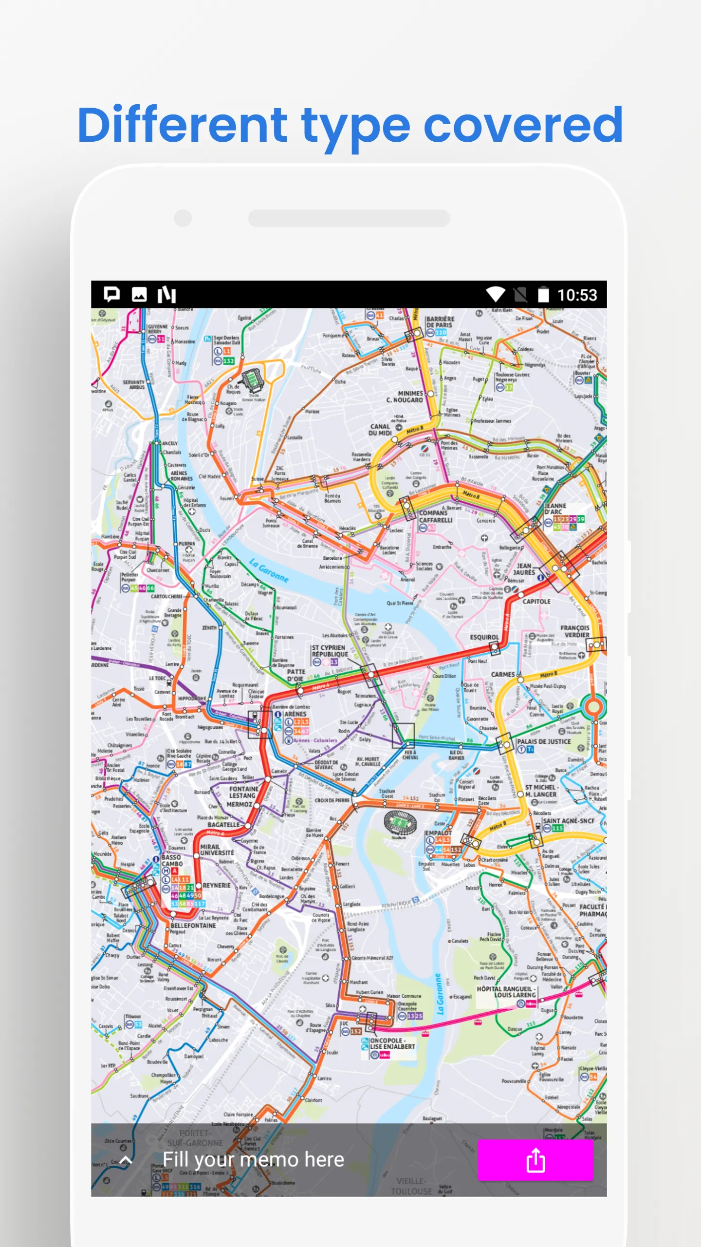 Toulouse Metro Tram Bus Travel | Indus Appstore | Screenshot