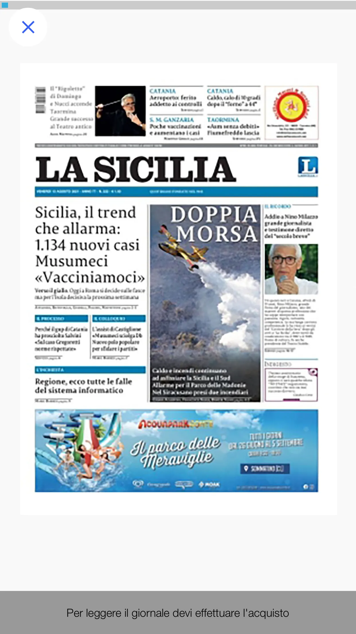 La Sicilia Edicola Digitale | Indus Appstore | Screenshot