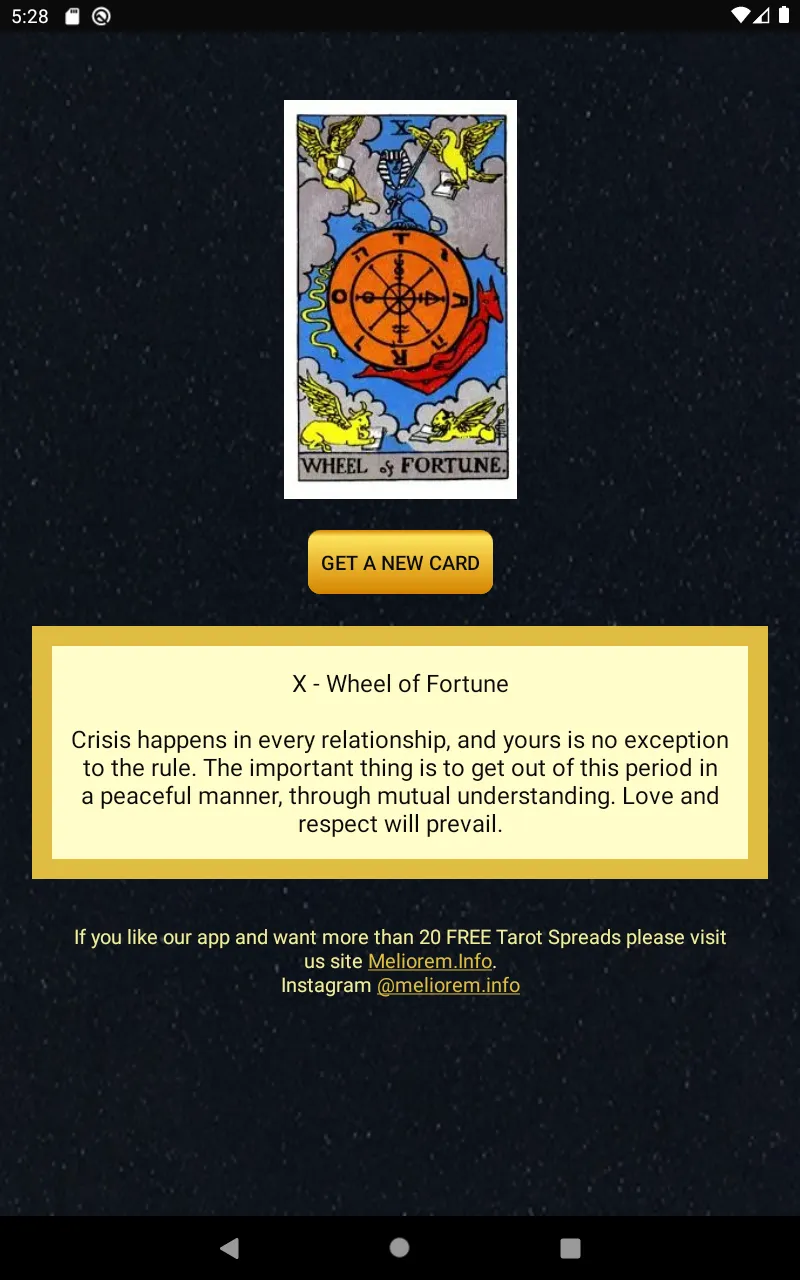 Tarot Every Day | Indus Appstore | Screenshot