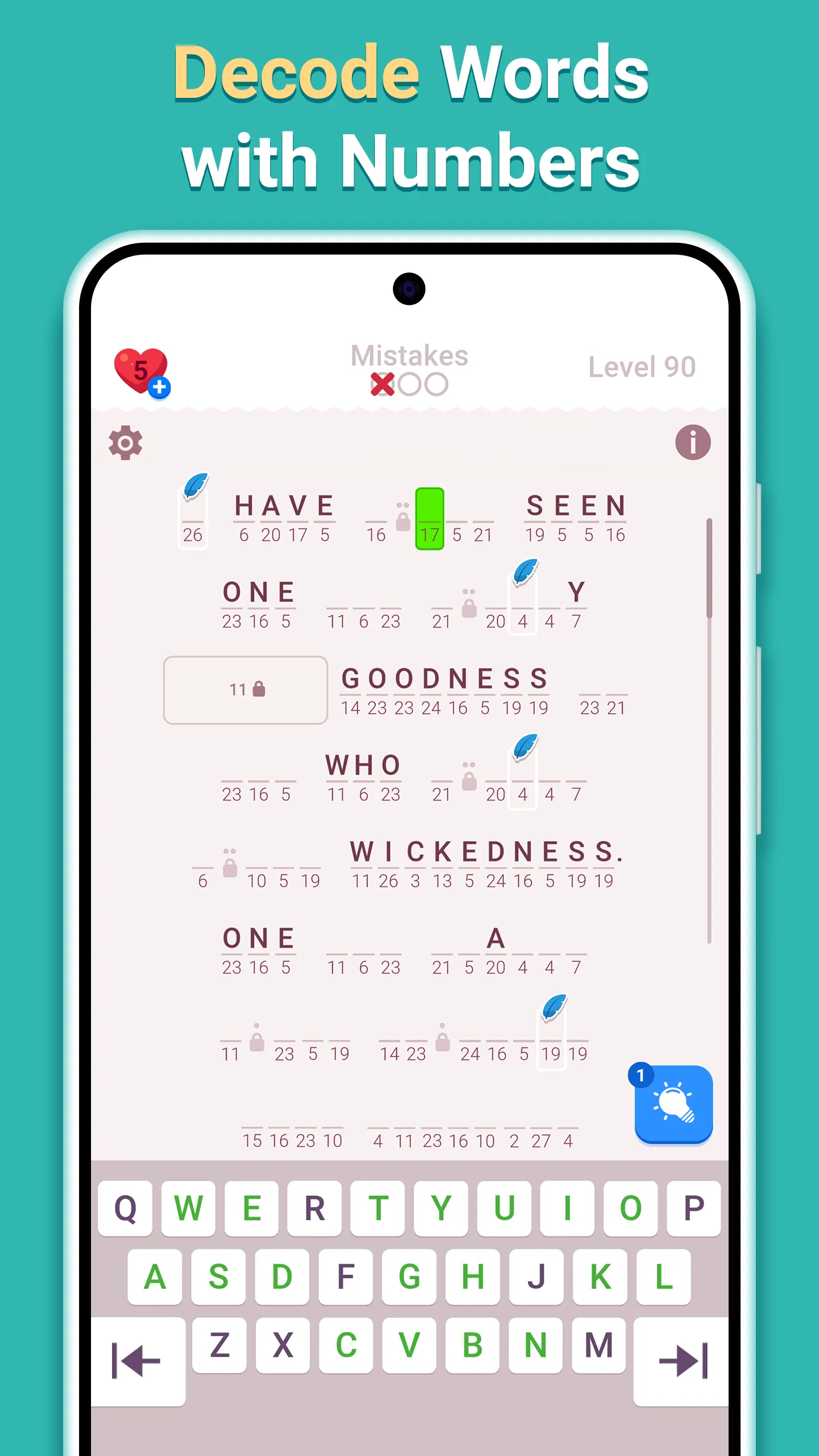 Cryptogram Letters and Numbers | Indus Appstore | Screenshot
