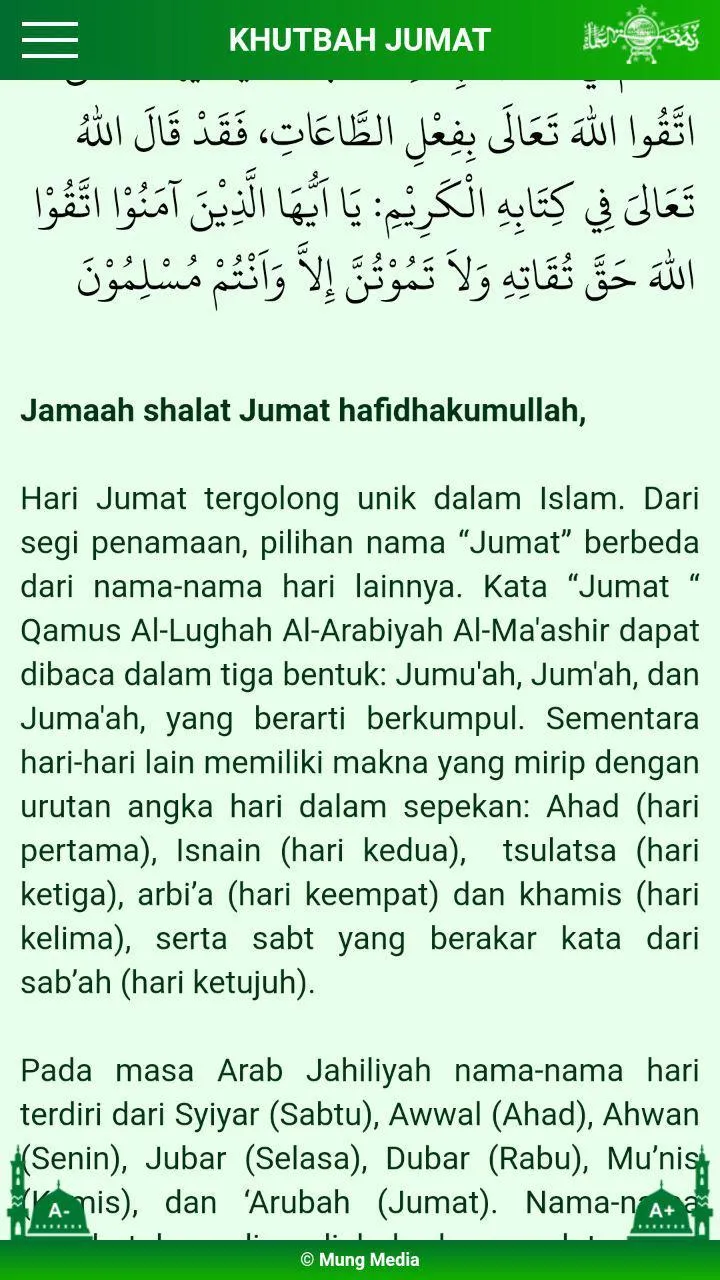 Khutbah Jumat NU | Indus Appstore | Screenshot