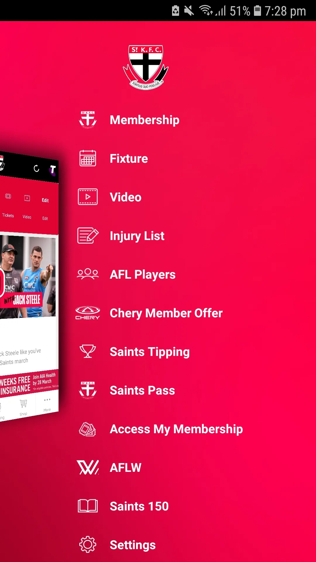 St Kilda Official App | Indus Appstore | Screenshot