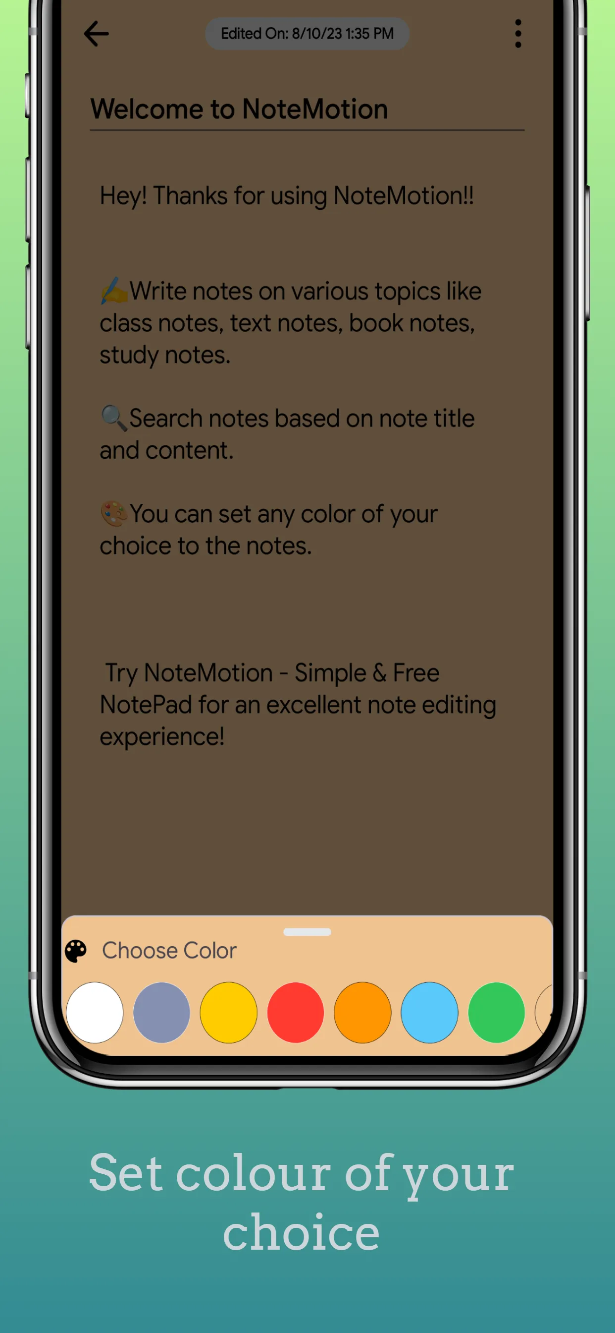 Notes, Notepad - NoteMotion | Indus Appstore | Screenshot