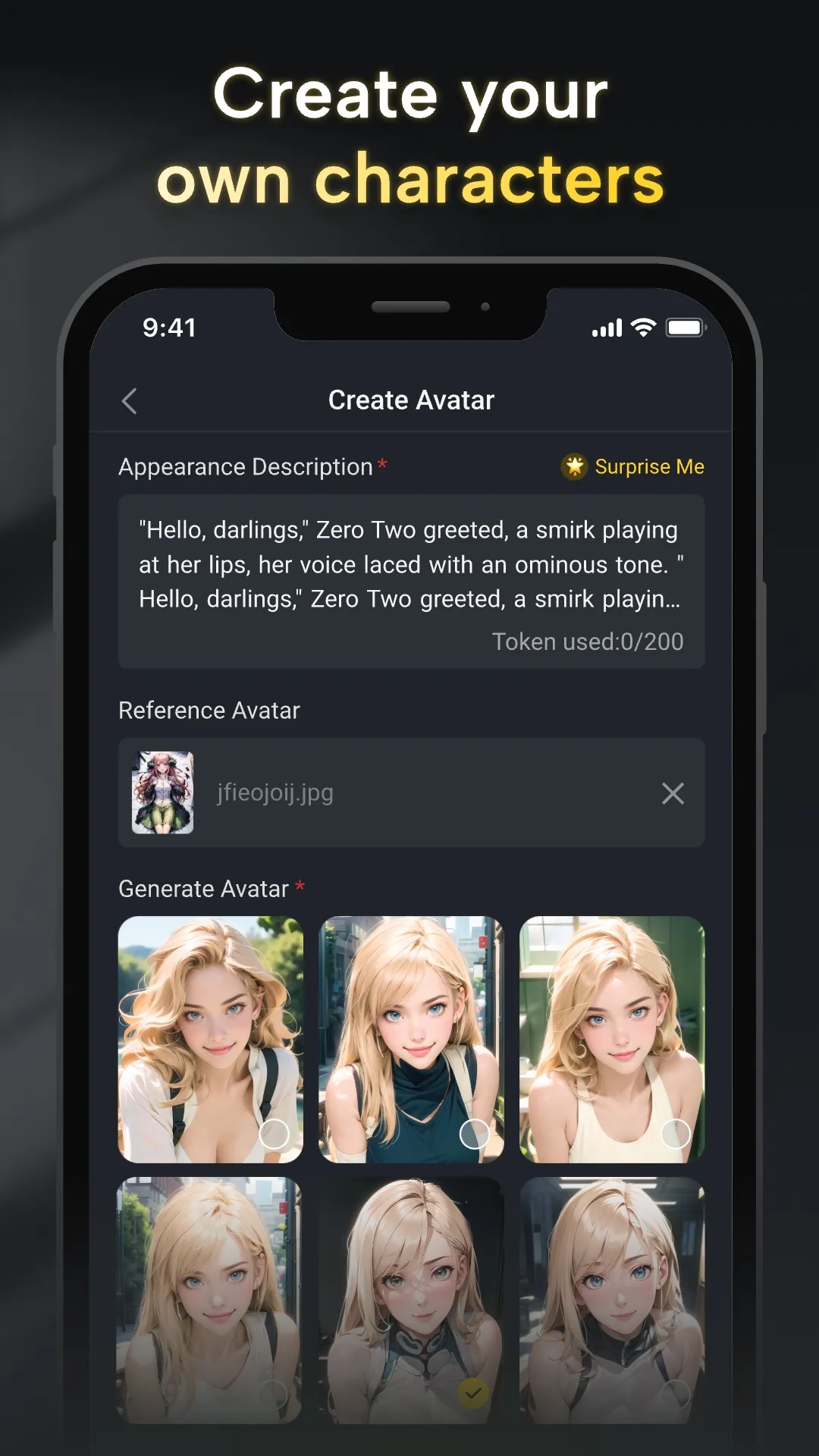 Fantasia: Character AI Chat | Indus Appstore | Screenshot