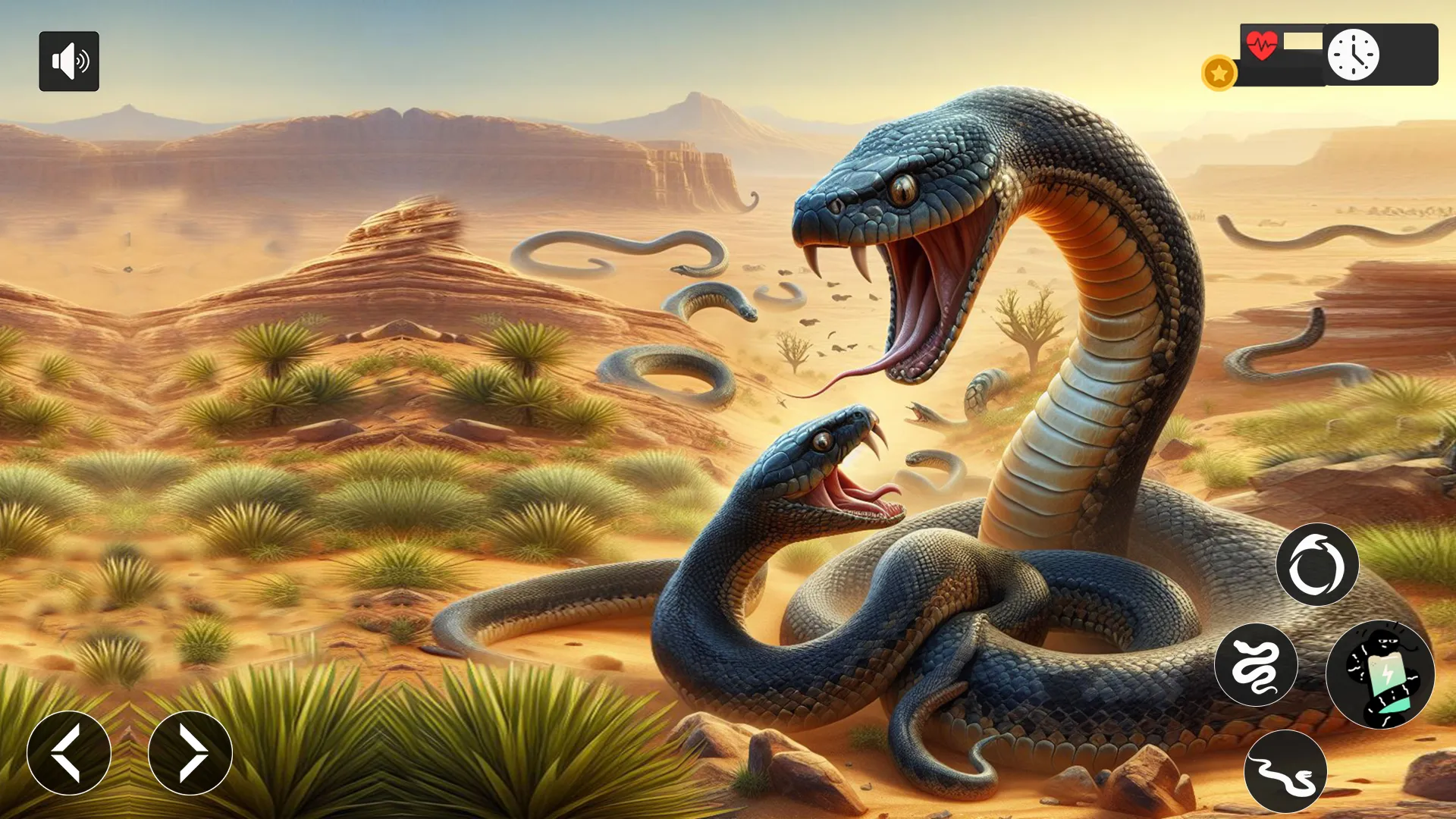 Angry Anaconda vs wild Snakes | Indus Appstore | Screenshot