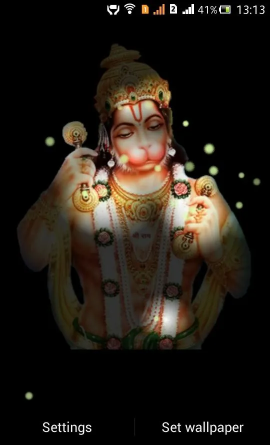 Hanuman FireFlie Live Wallaper | Indus Appstore | Screenshot