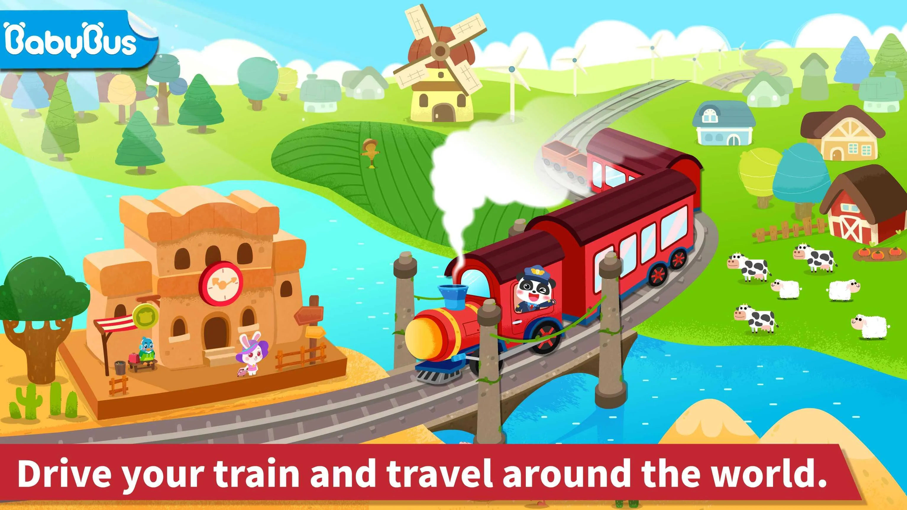 Baby Panda's Train | Indus Appstore | Screenshot