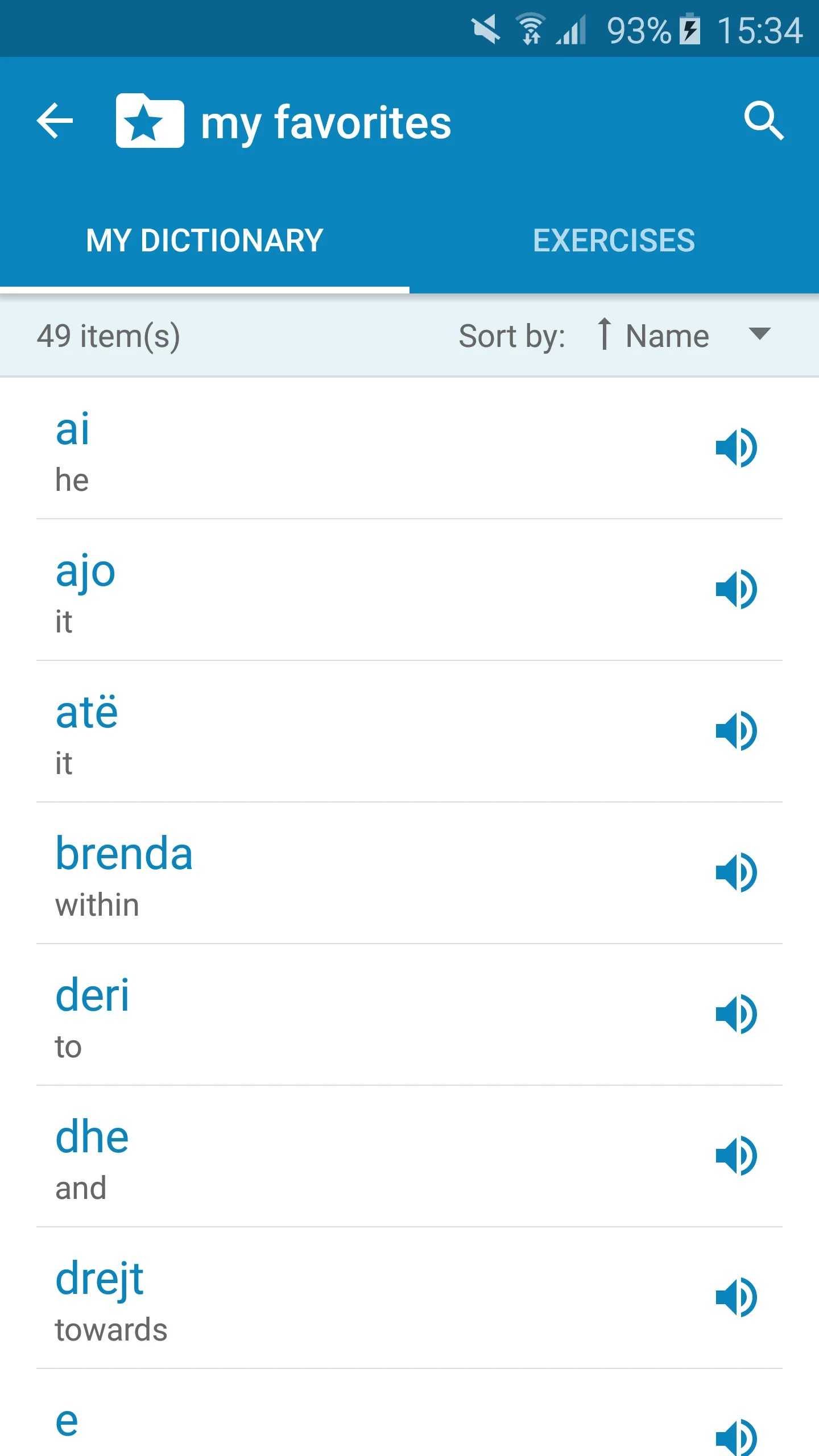 Albanian-English Dictionary | Indus Appstore | Screenshot