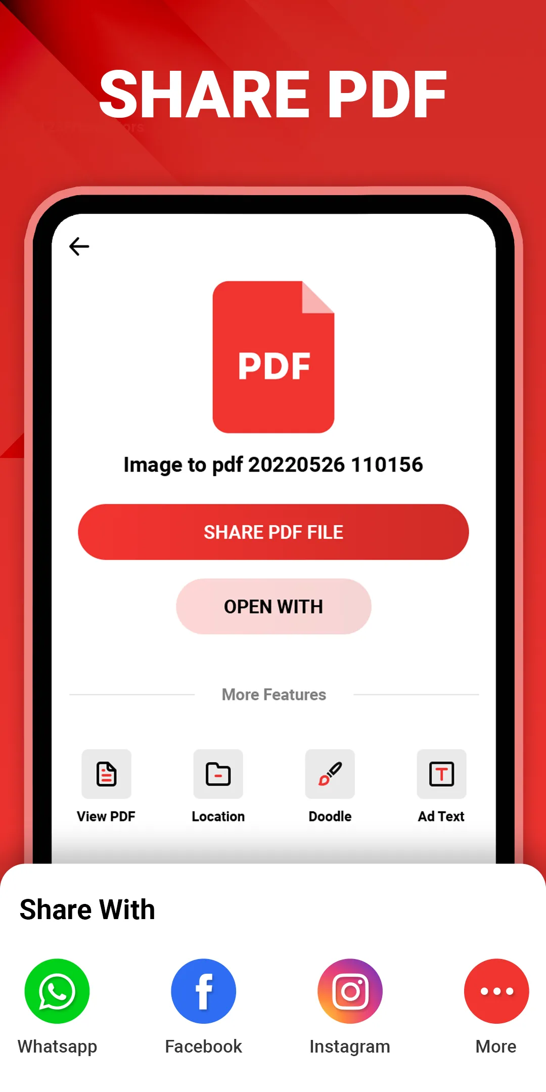 Image to PDF - JPG to PDF | Indus Appstore | Screenshot