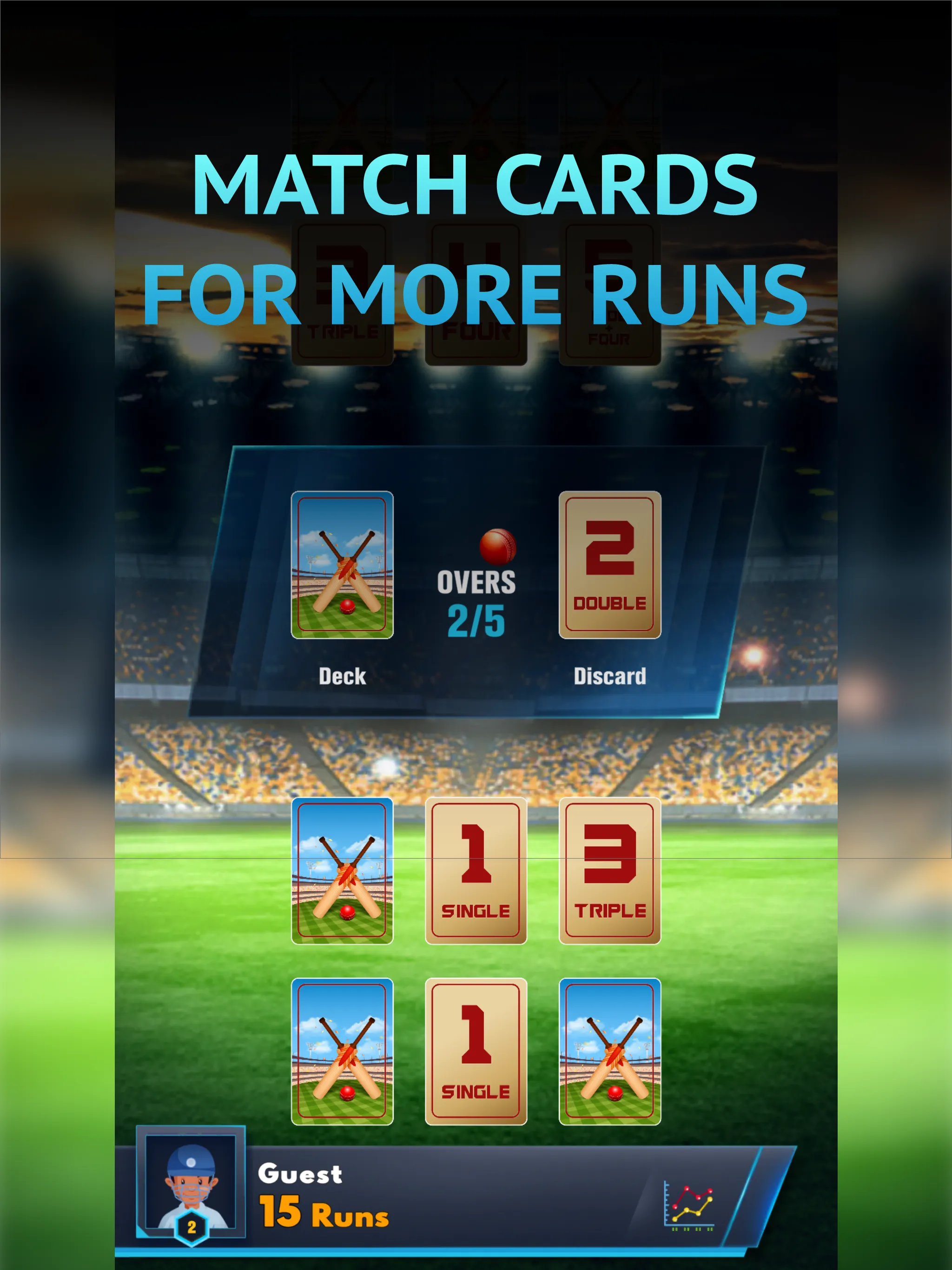 Cricket Card Game | Indus Appstore | Screenshot
