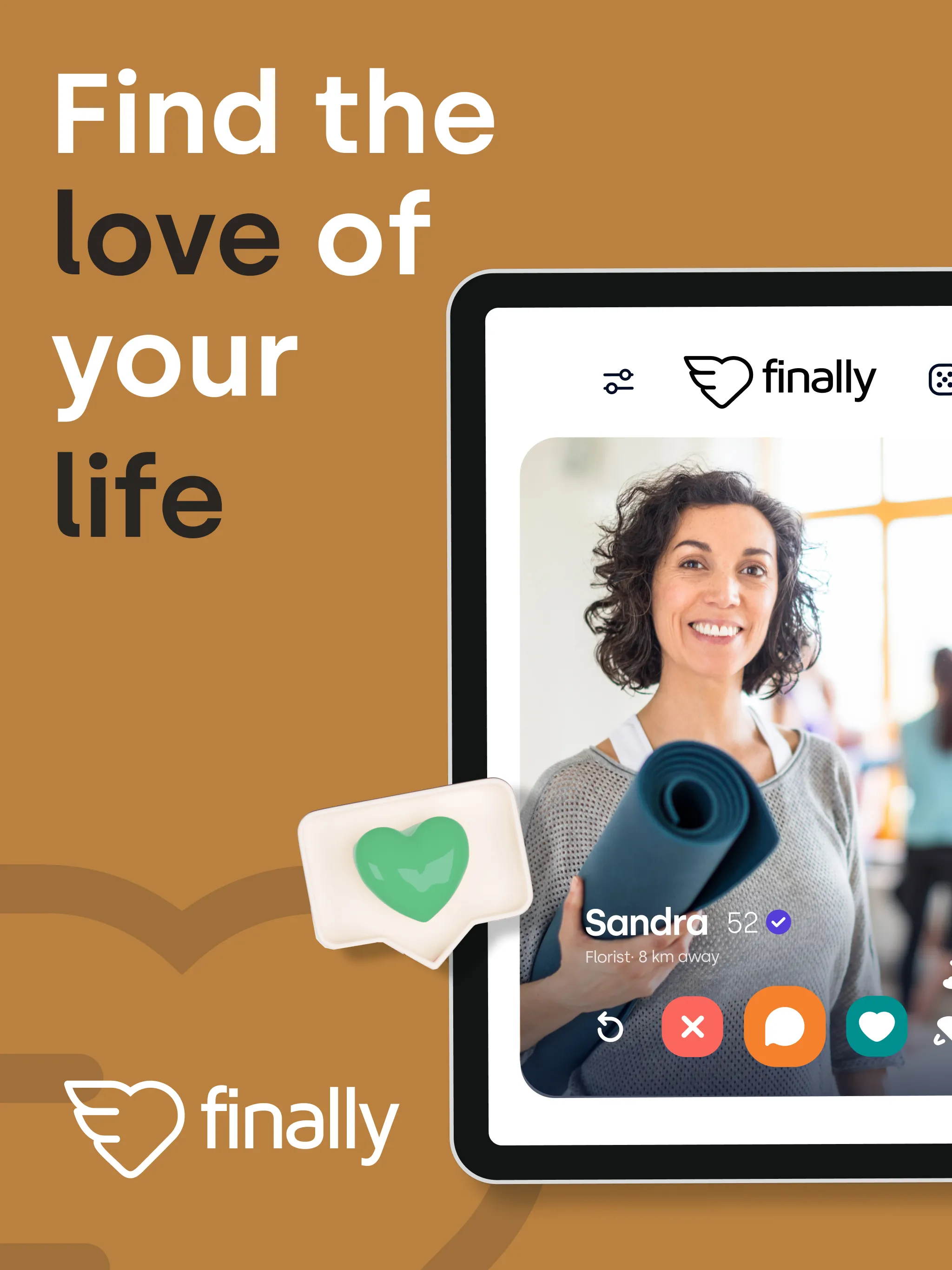 FINALLY: Mature singles dating | Indus Appstore | Screenshot