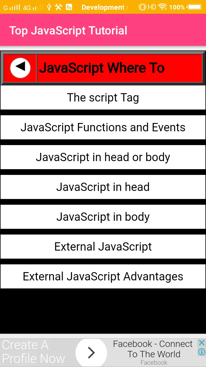 JavaScript Tutorial | Indus Appstore | Screenshot