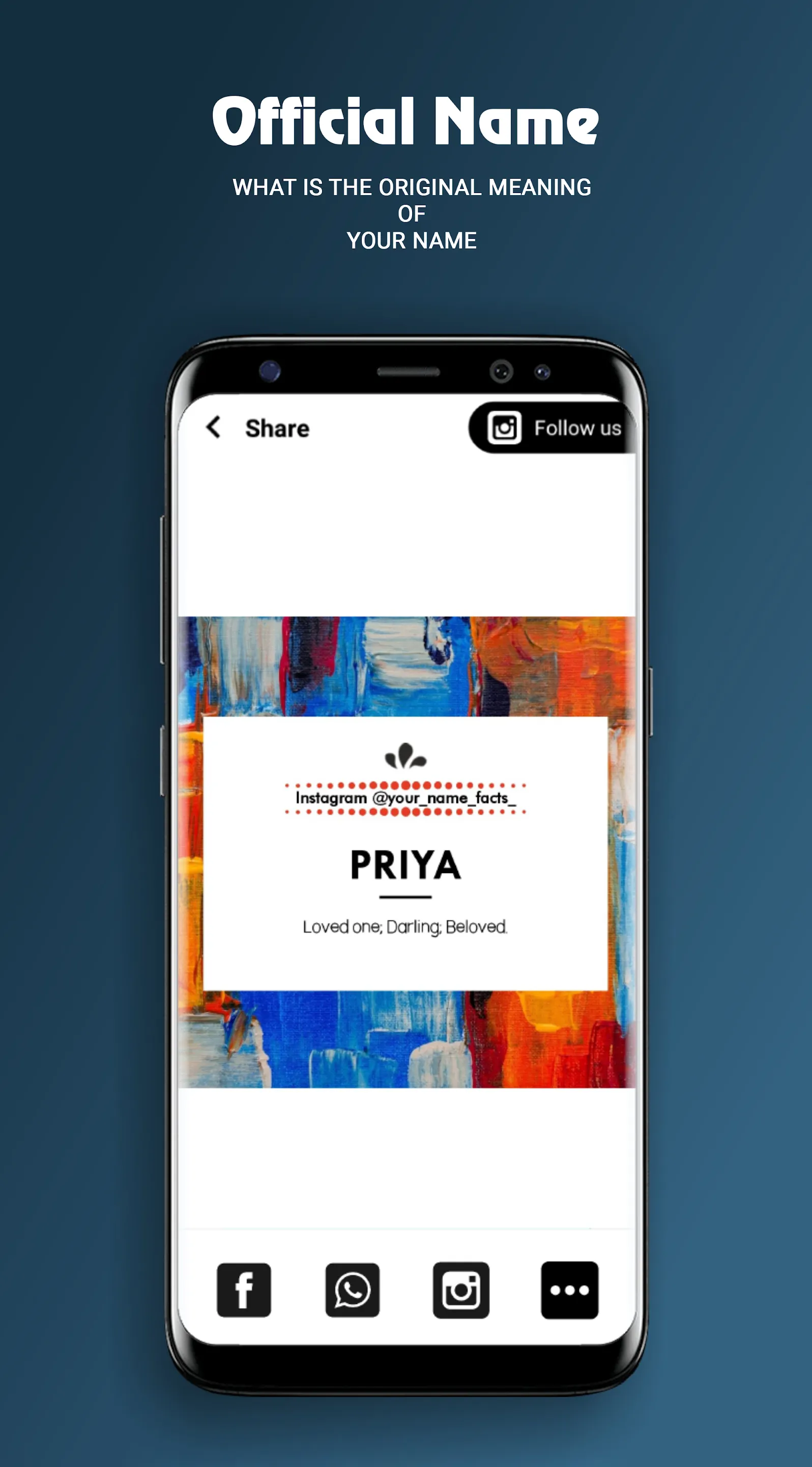Your Name Facts - Name Meaning | Indus Appstore | Screenshot