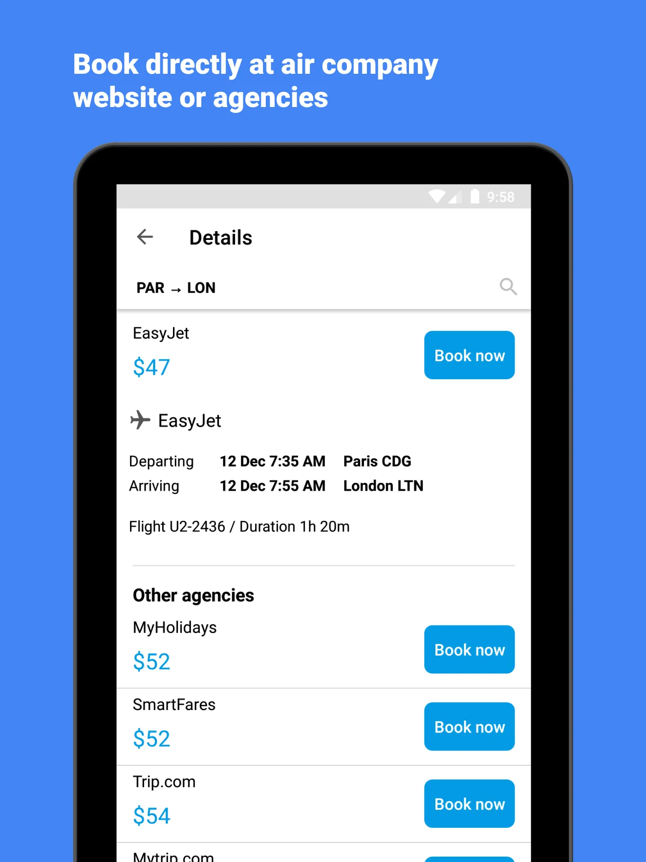 Cheap Flights | Indus Appstore | Screenshot