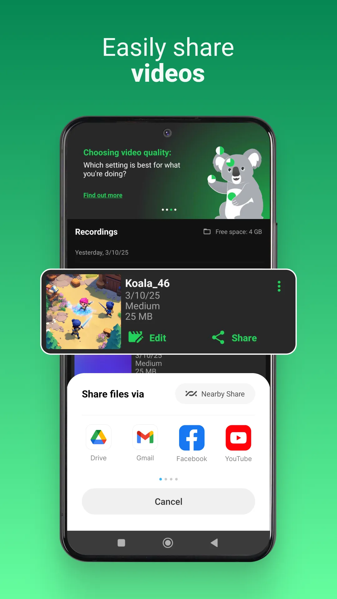 Koala Screen Recorder | Indus Appstore | Screenshot