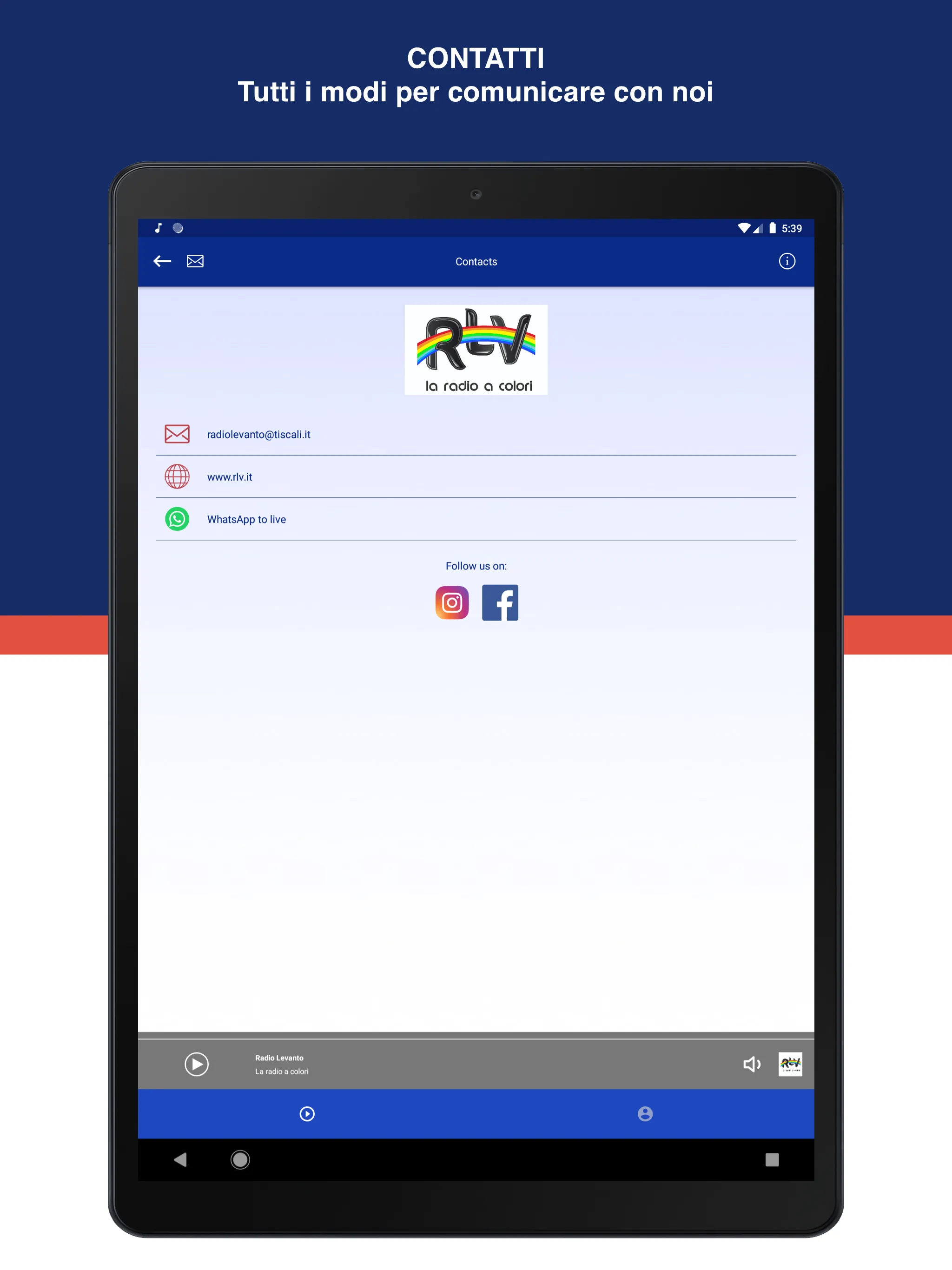 RLV La radio a colori | Indus Appstore | Screenshot