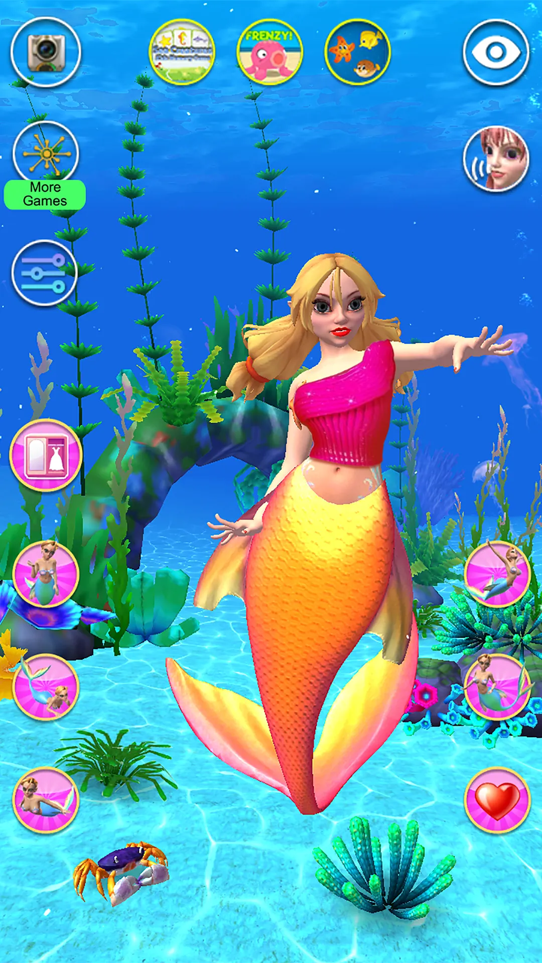 Talking Mermaid | Indus Appstore | Screenshot