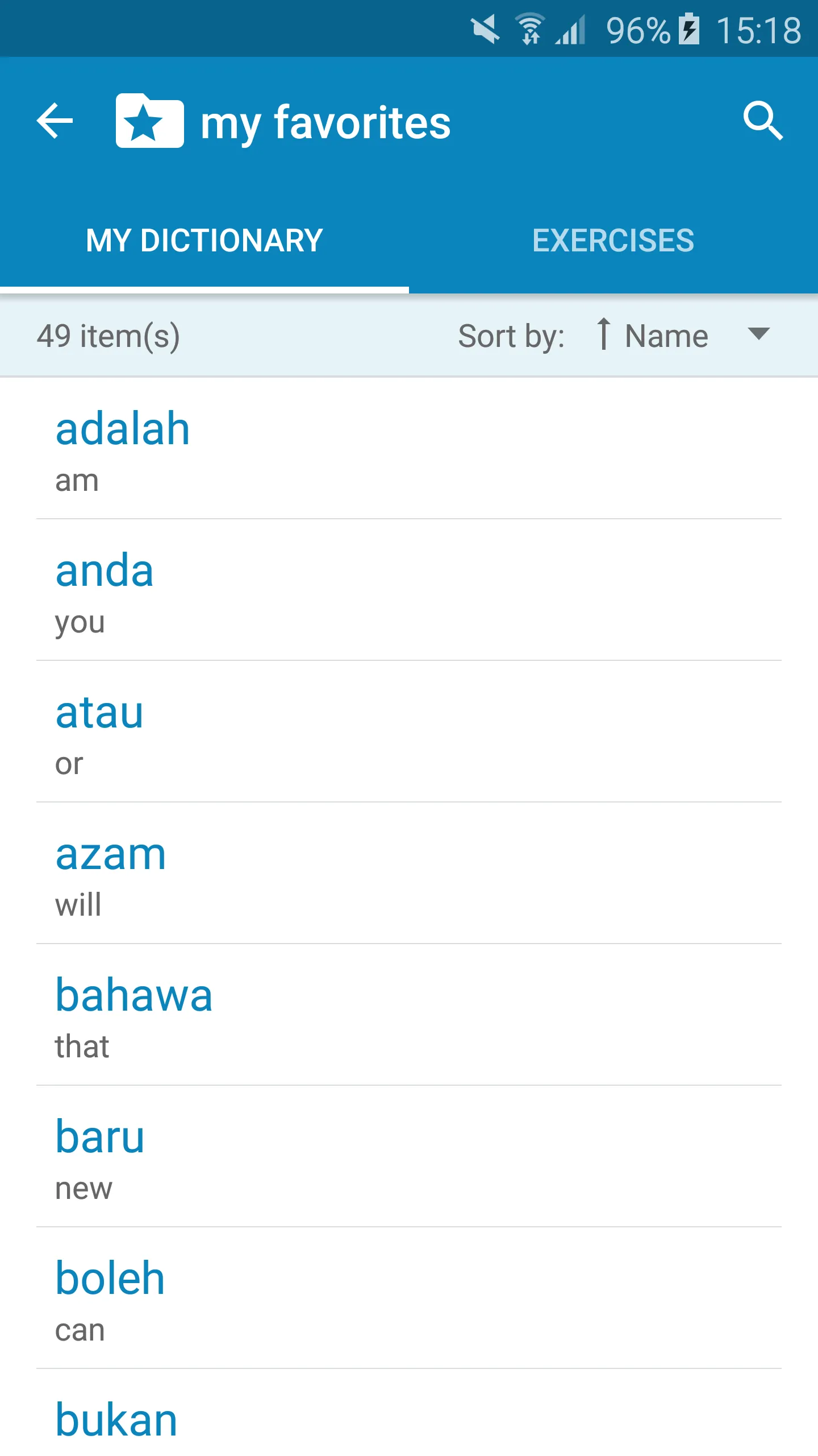 Malay-English Dictionary | Indus Appstore | Screenshot