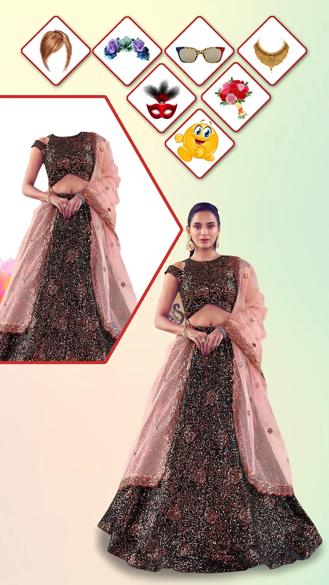 Women Lehenga Choli Photo Suit | Indus Appstore | Screenshot