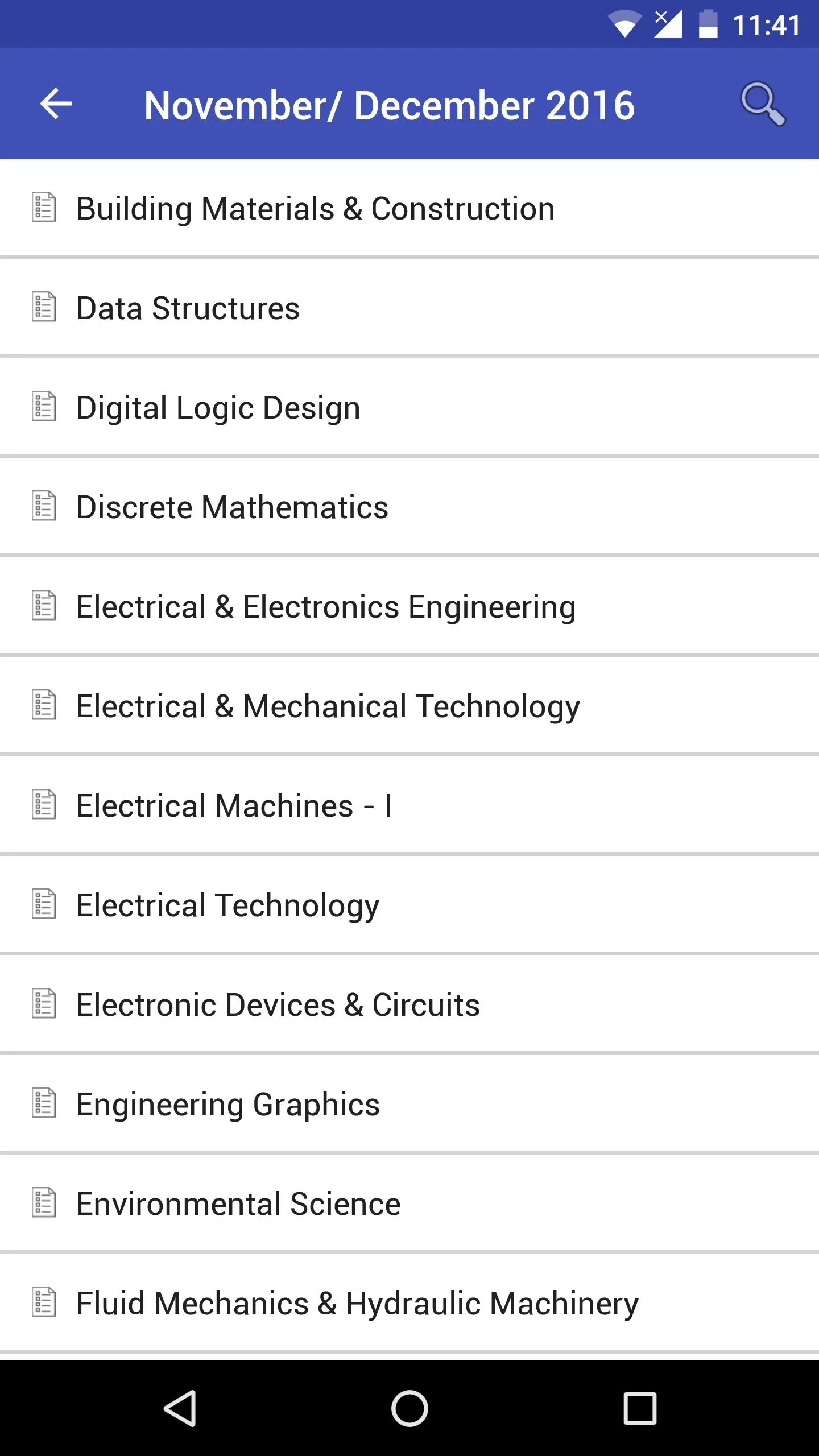 Previous Question Papers | Indus Appstore | Screenshot