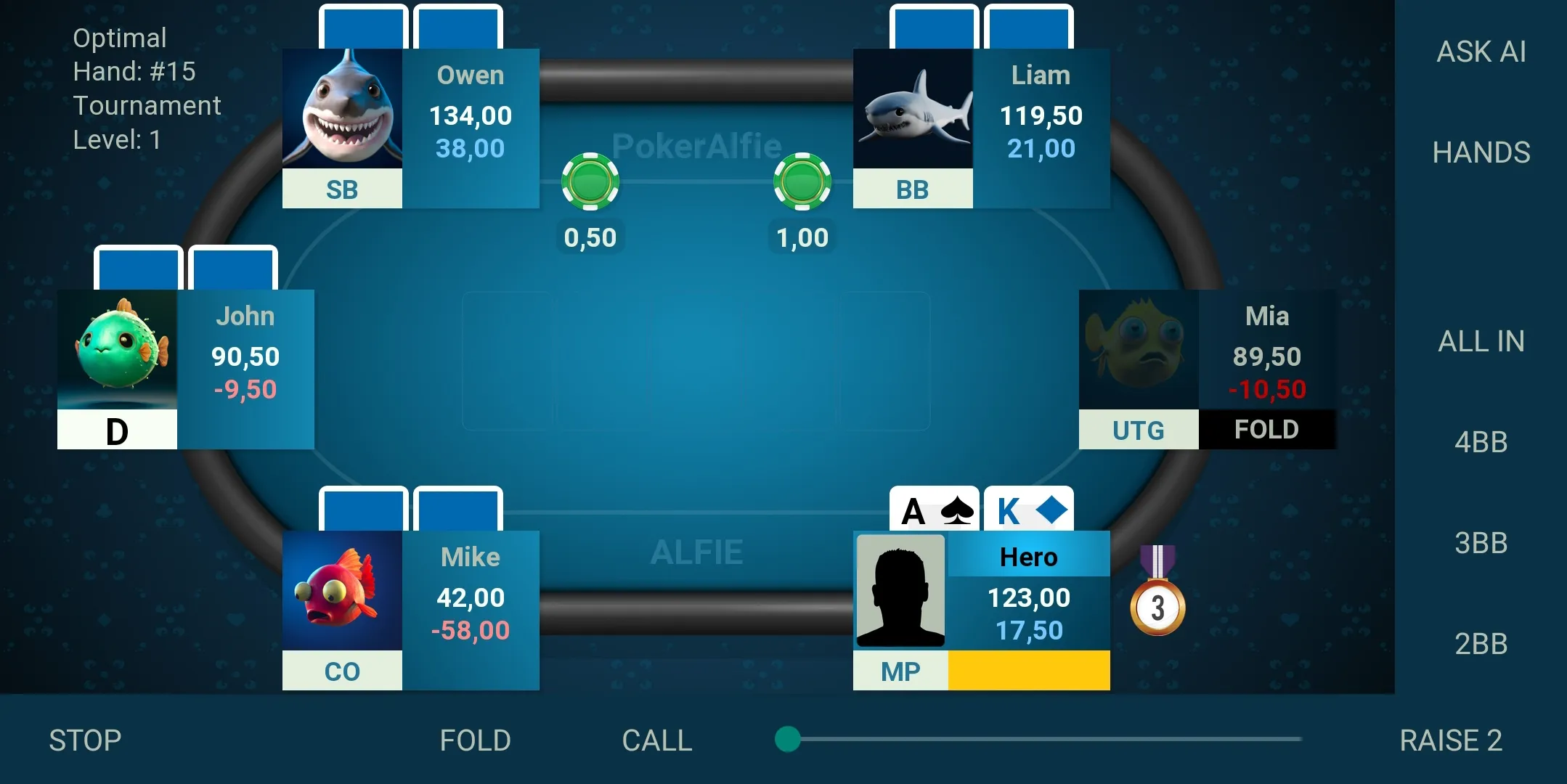 Offline Poker AI - PokerAlfie | Indus Appstore | Screenshot