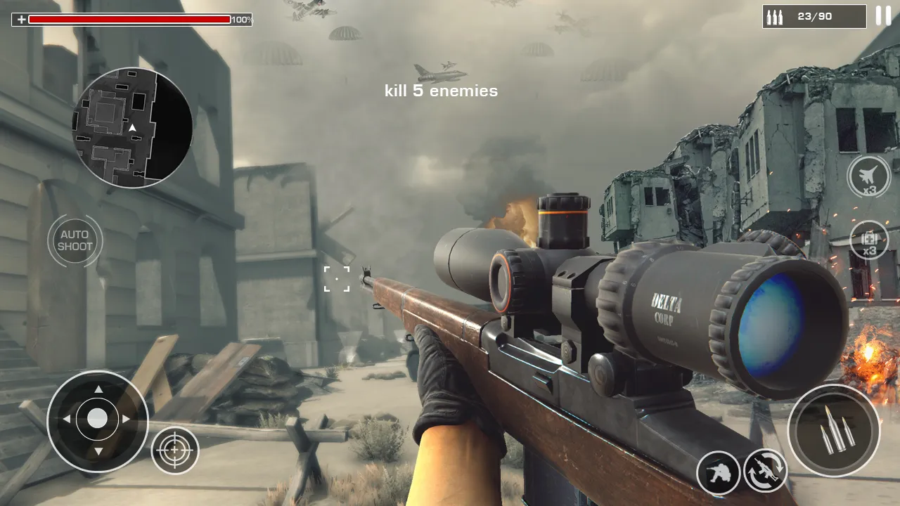 WW2 Sniper 3D: Pure War Games | Indus Appstore | Screenshot