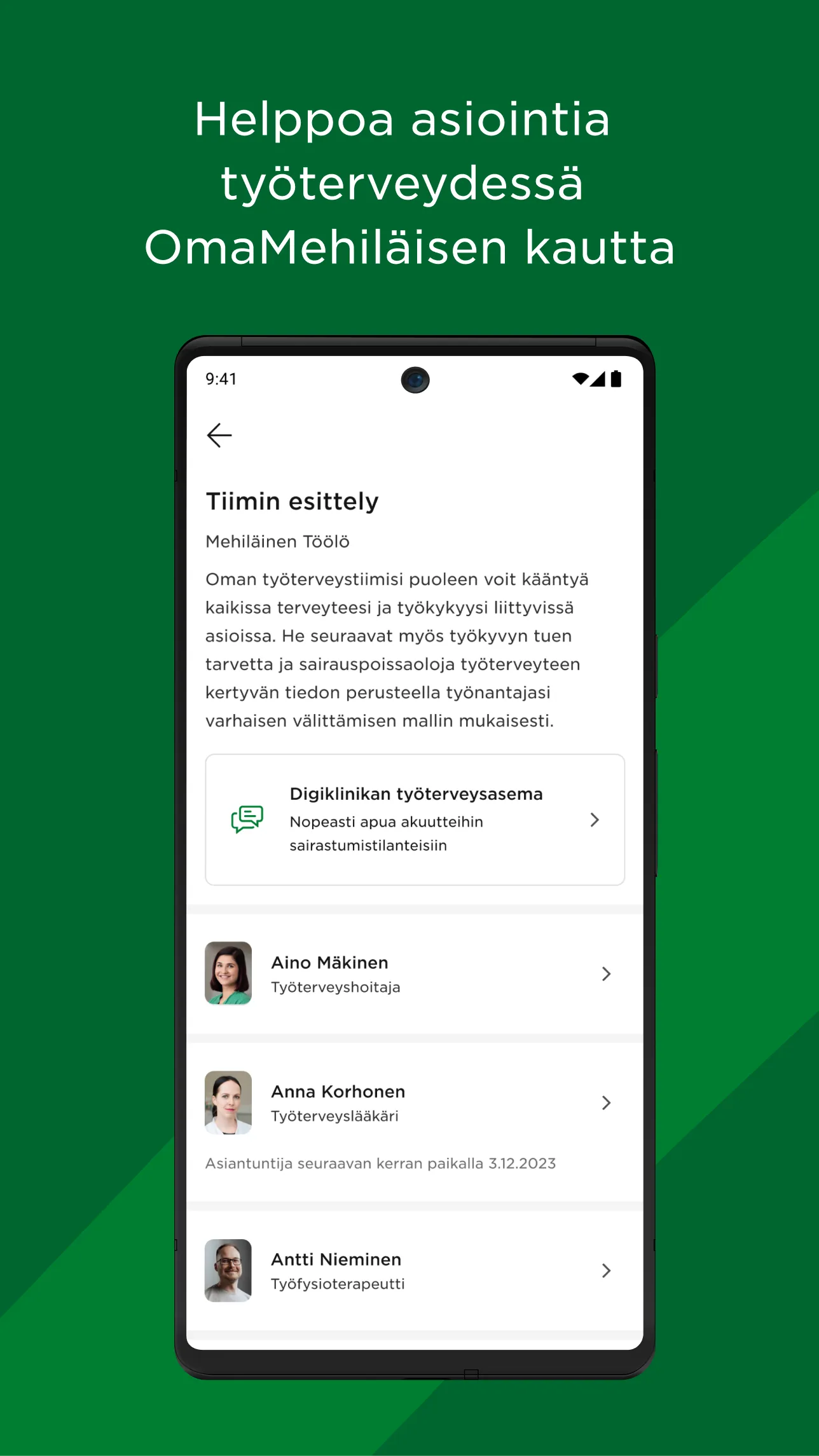 OmaMehiläinen | Indus Appstore | Screenshot