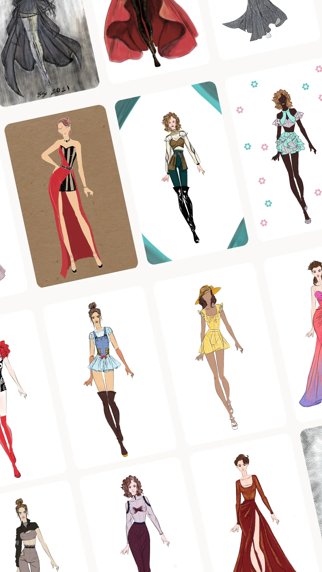 Fashion Design Sketches Book | Indus Appstore | Screenshot