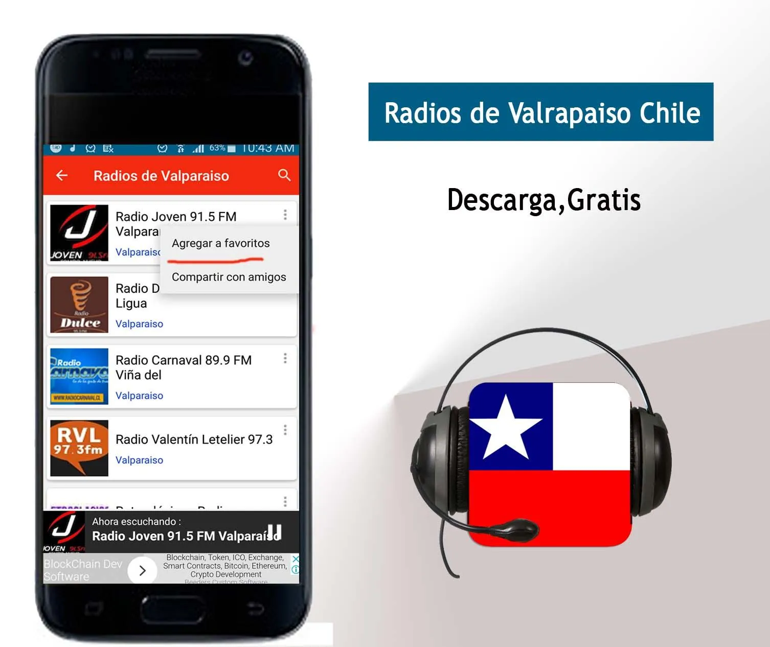 Radios de Valparaiso | Indus Appstore | Screenshot