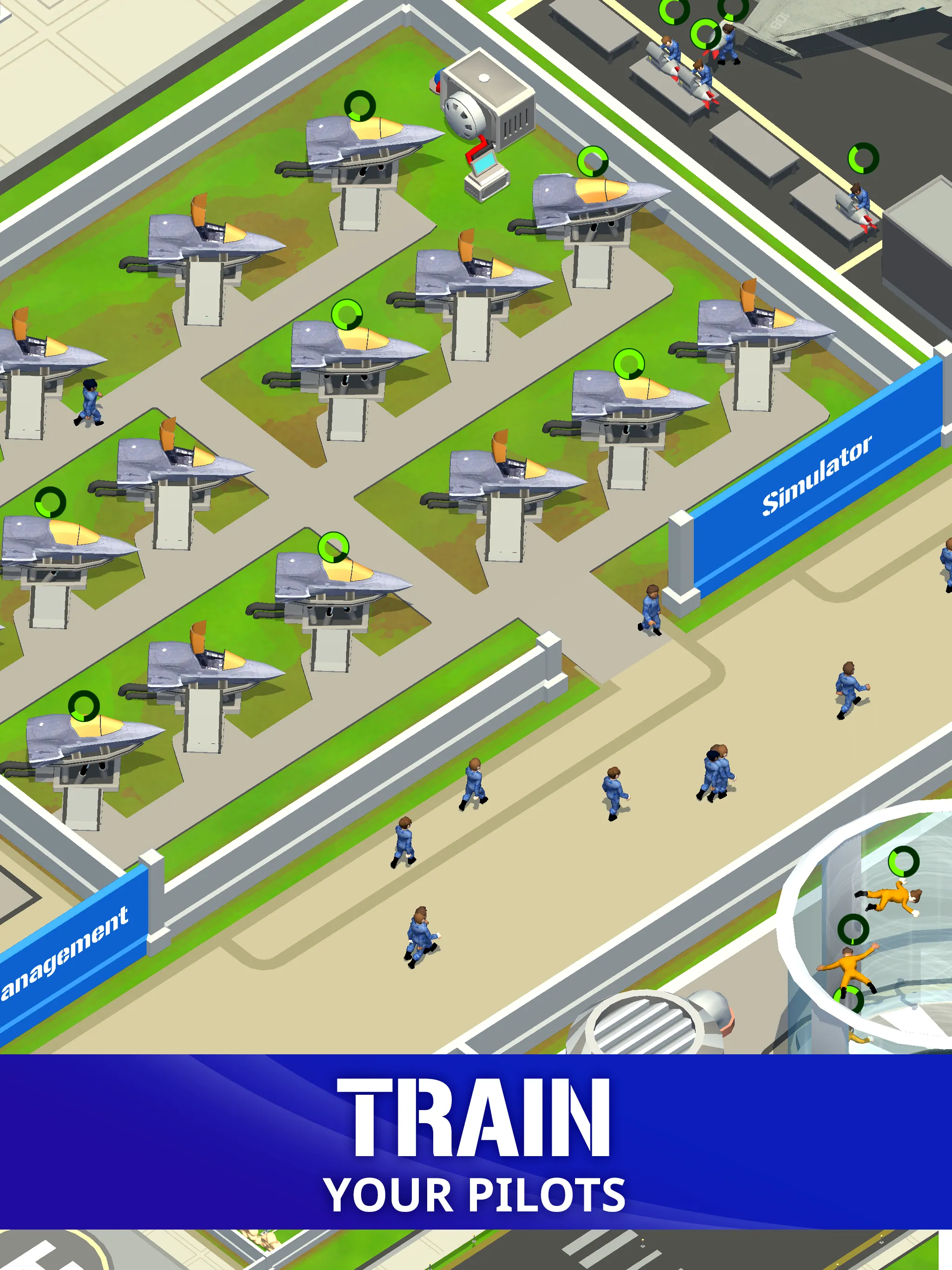 Idle Air Force Base | Indus Appstore | Screenshot