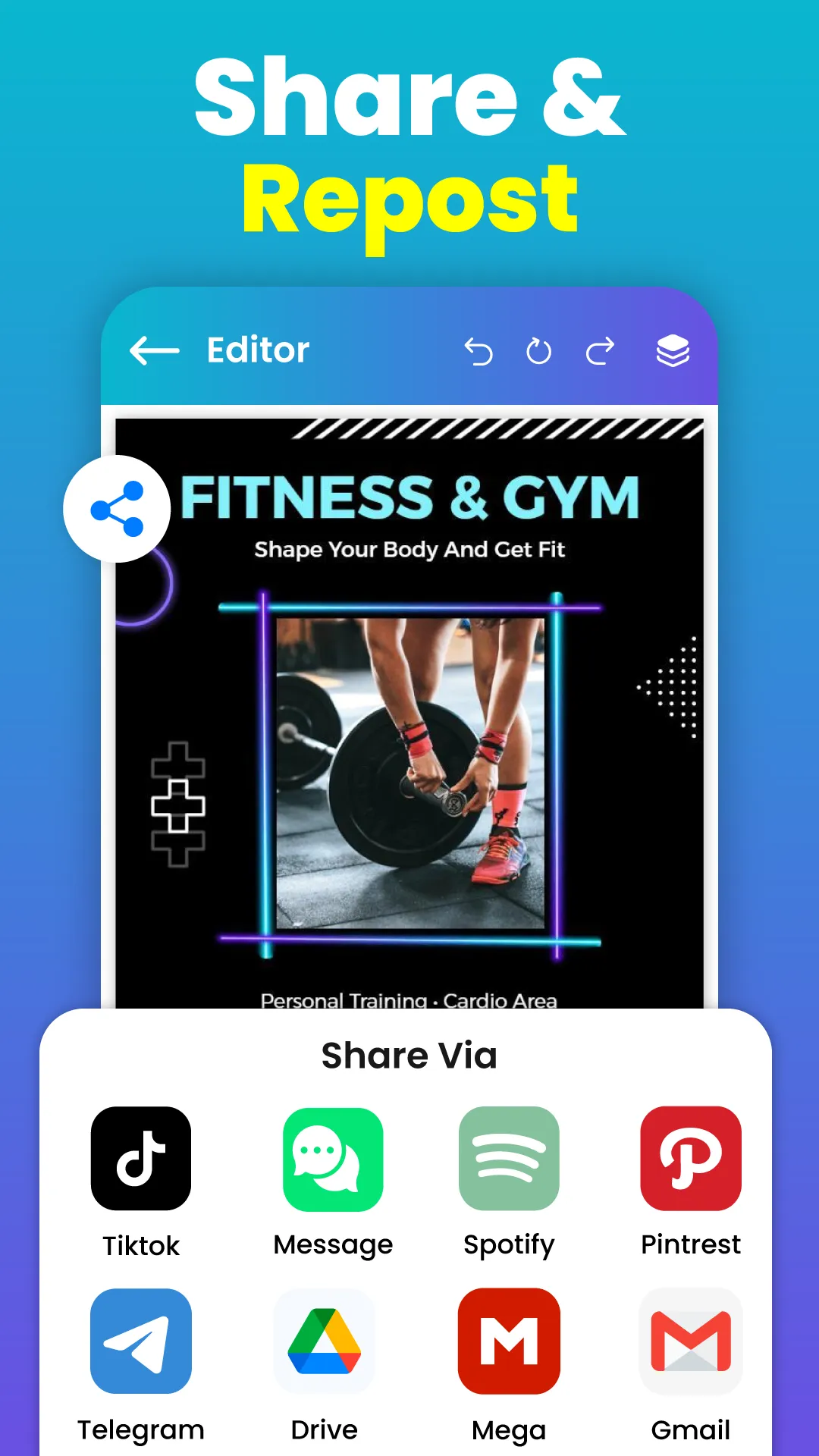 Poster Maker and Flyer Maker | Indus Appstore | Screenshot