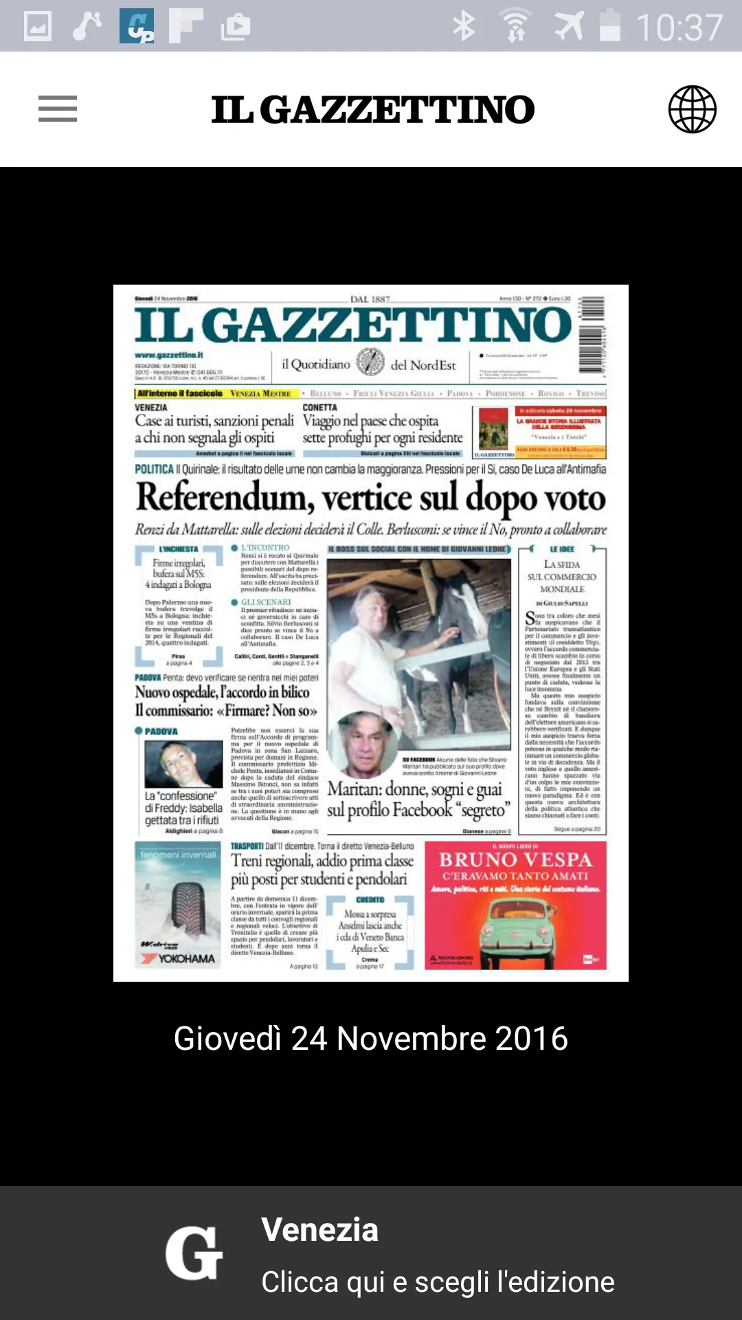 Il Gazzettino | Indus Appstore | Screenshot