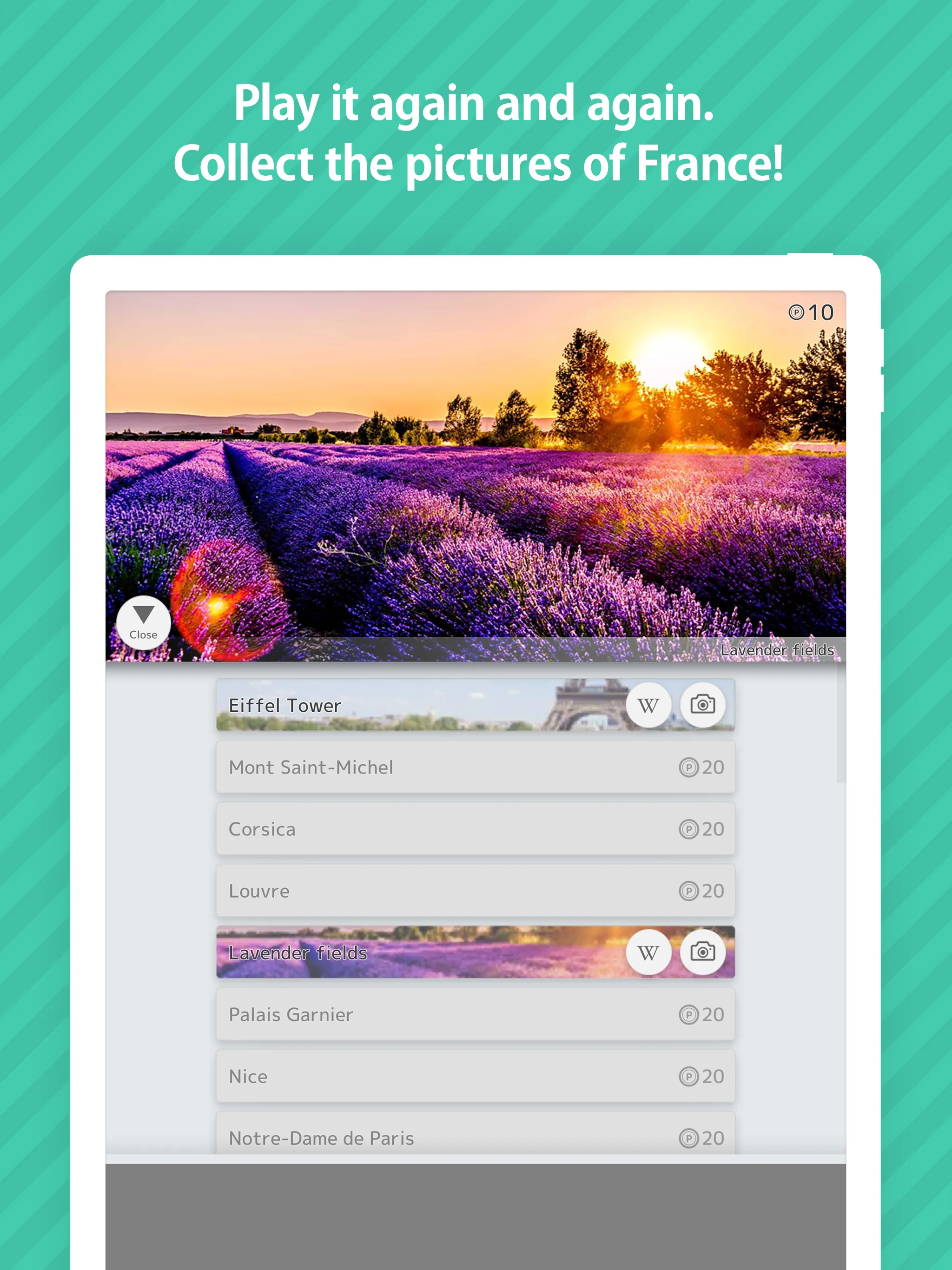 E. Learning France Map Puzzle | Indus Appstore | Screenshot