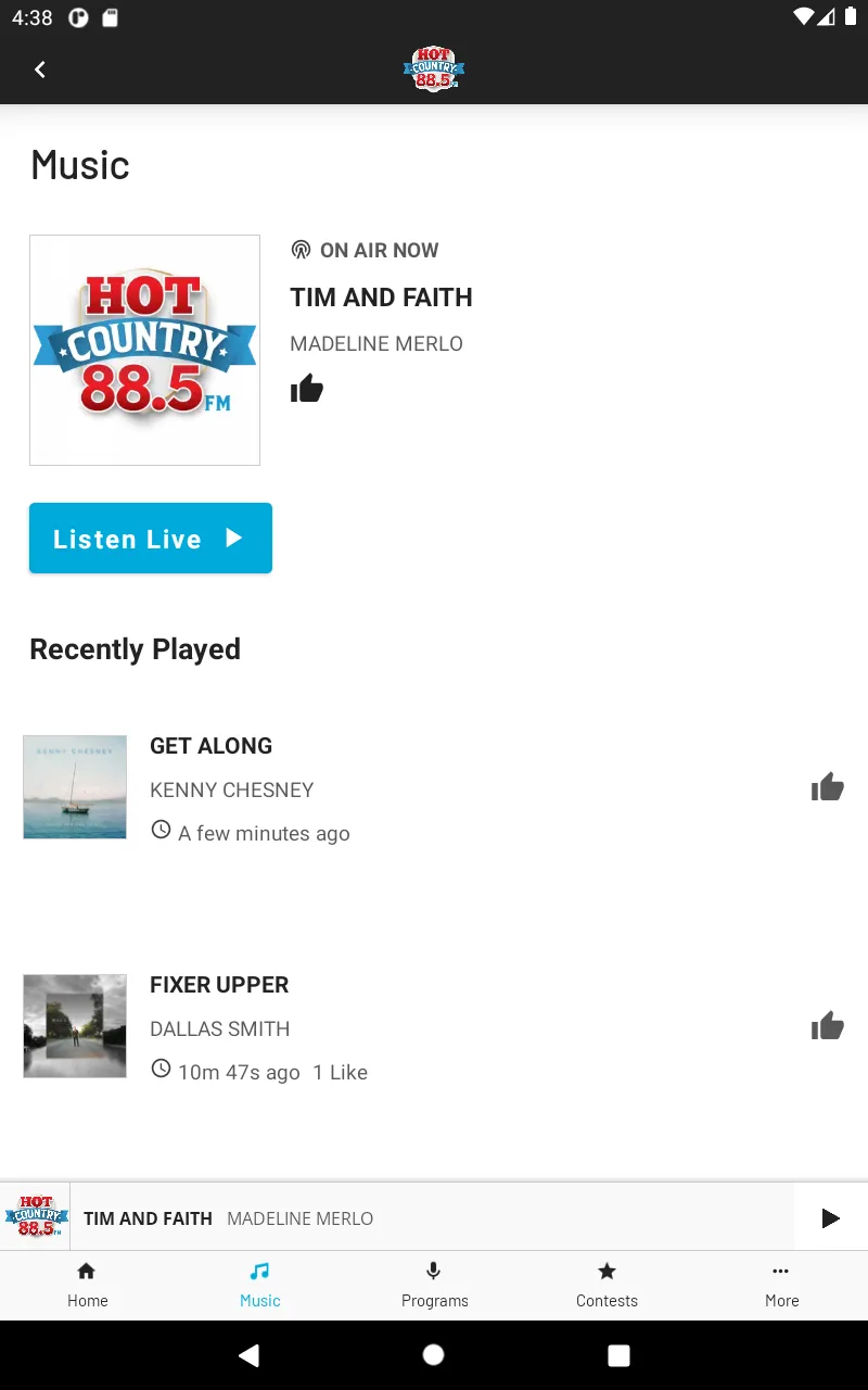 Hot Country 88.5 - GTA | Indus Appstore | Screenshot