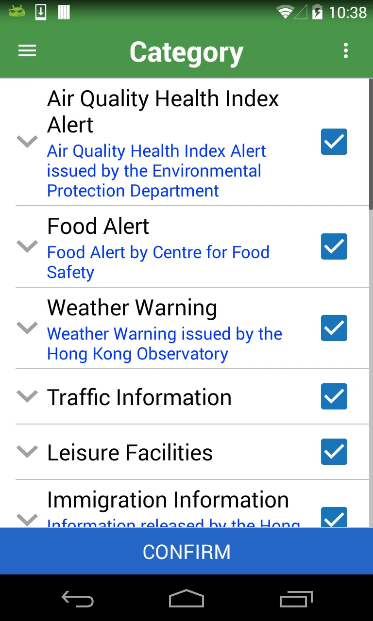 GovHK Notifications | Indus Appstore | Screenshot